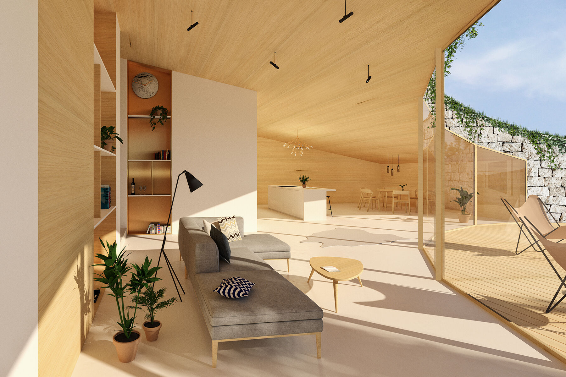 Living room area
