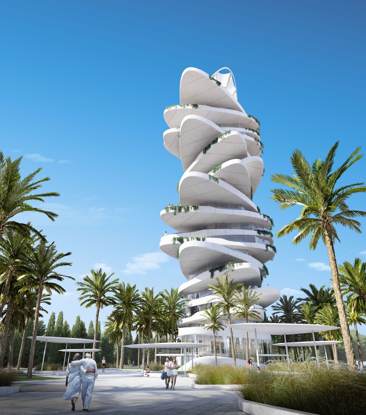 Pebble tower in a fascinating Limassol.