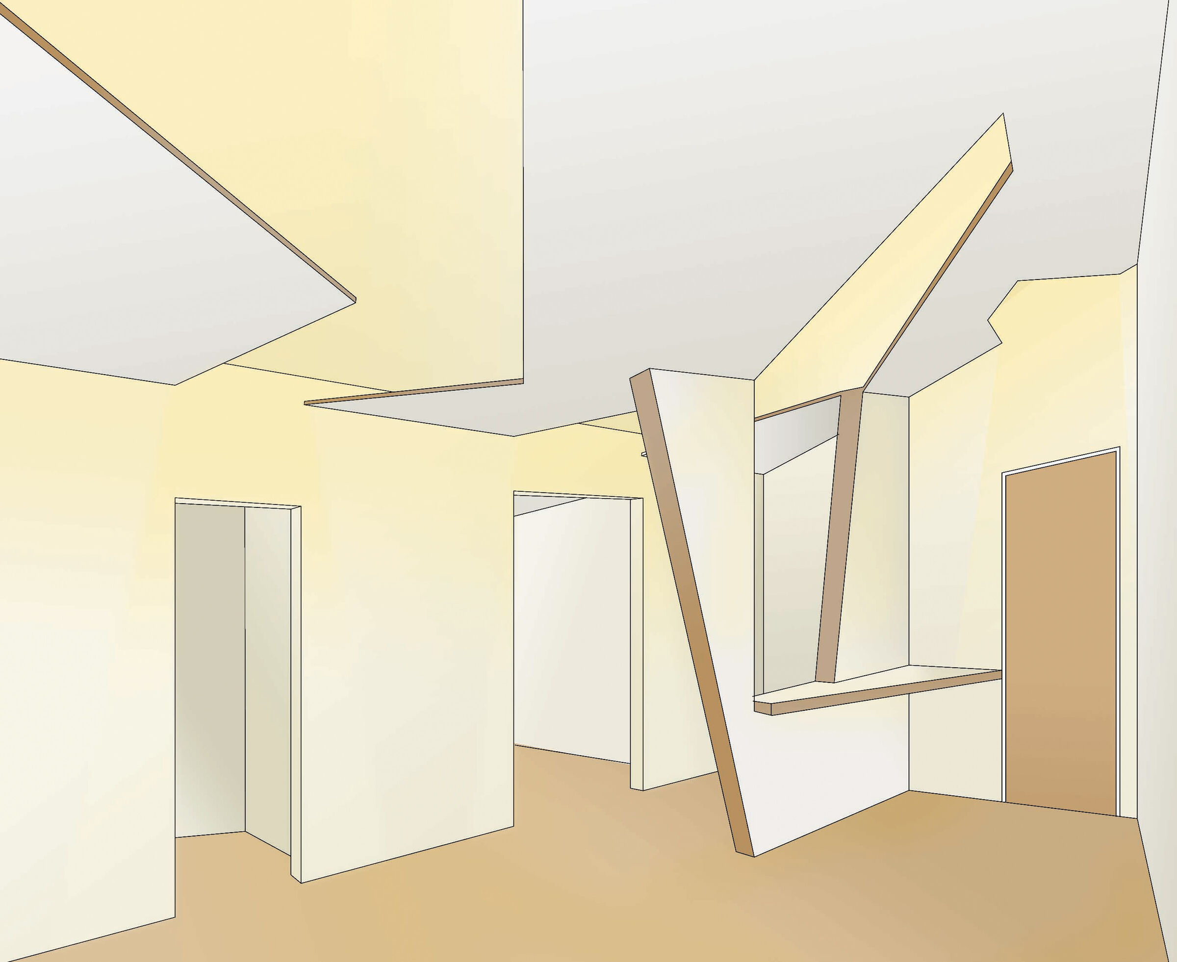 drawings and project studies _entrance and hall