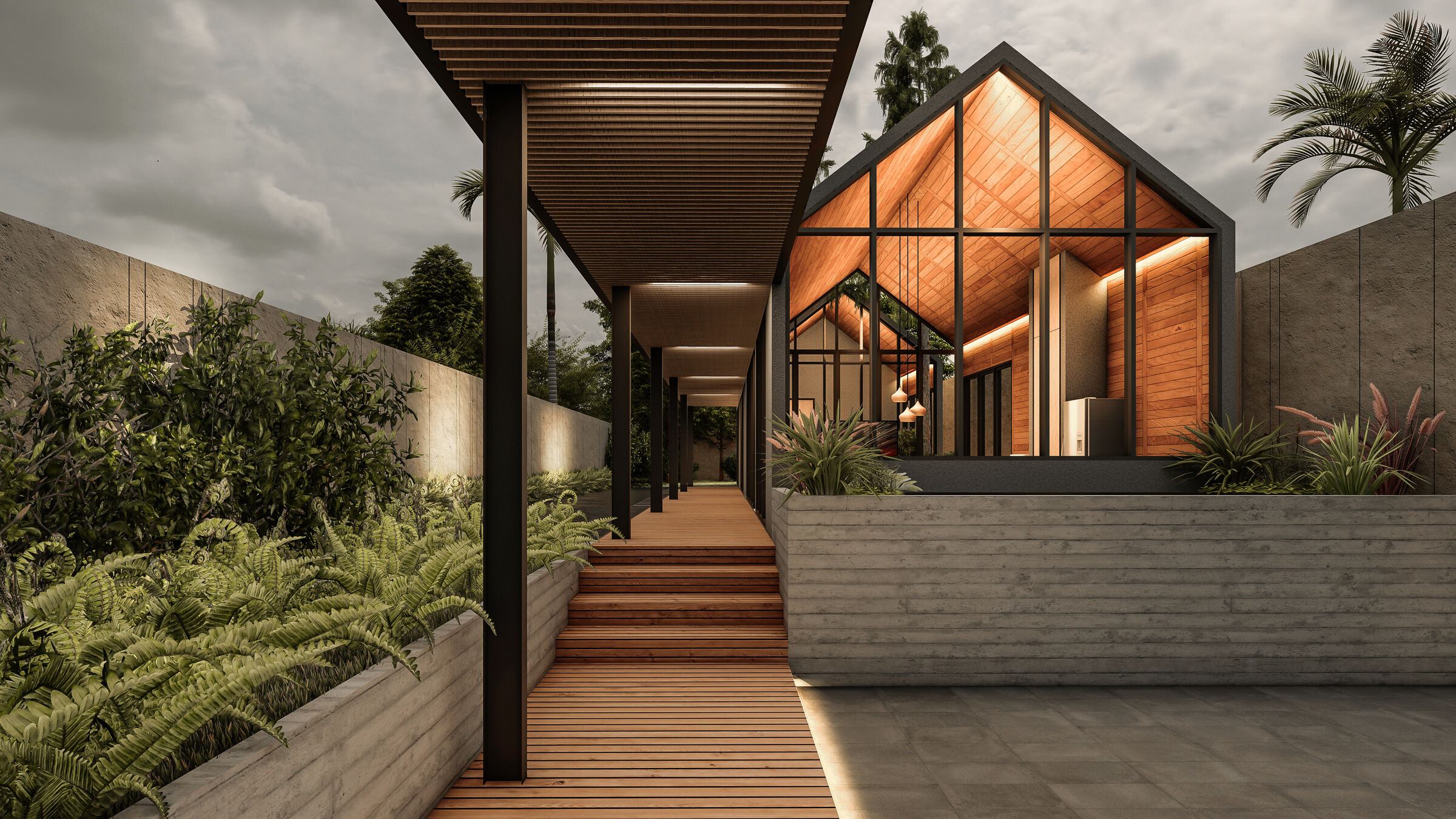 3D Exterior facade