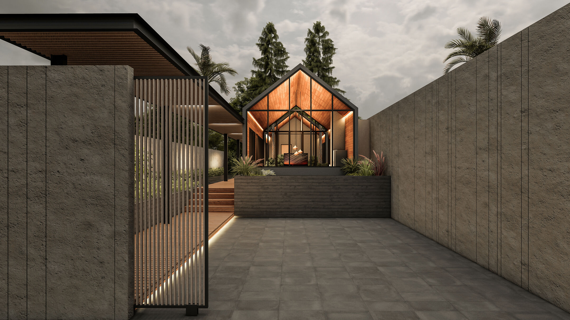 3D Exterior facade