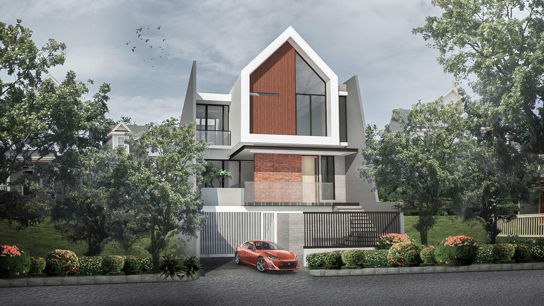 3D Exterior facade
