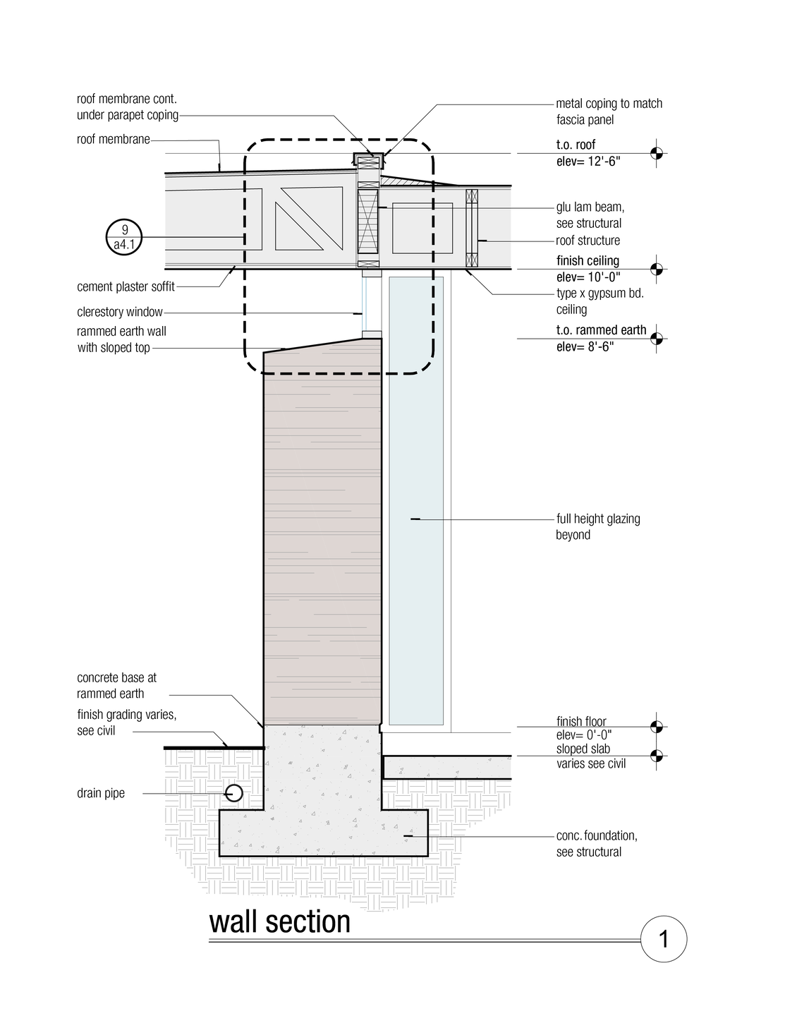 Rammed Earth Wall