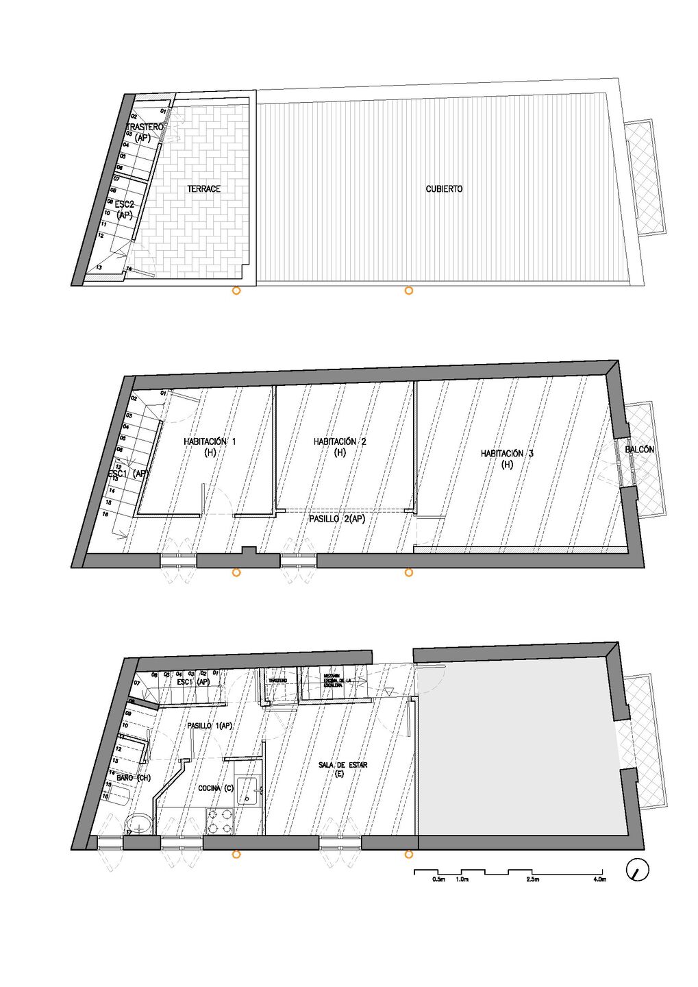 Floor plans in previous status