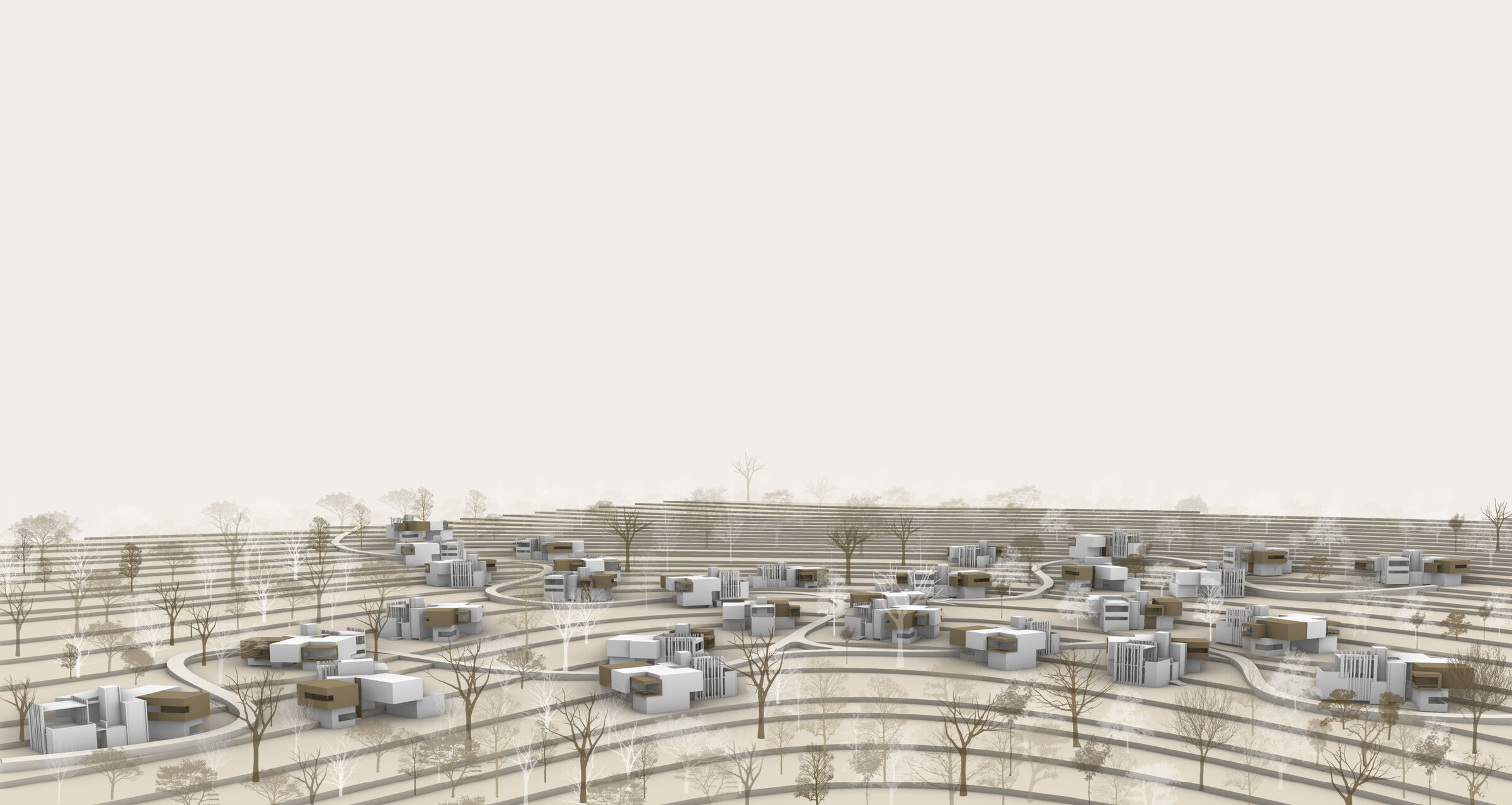 Organic Distribution of Structures over the township