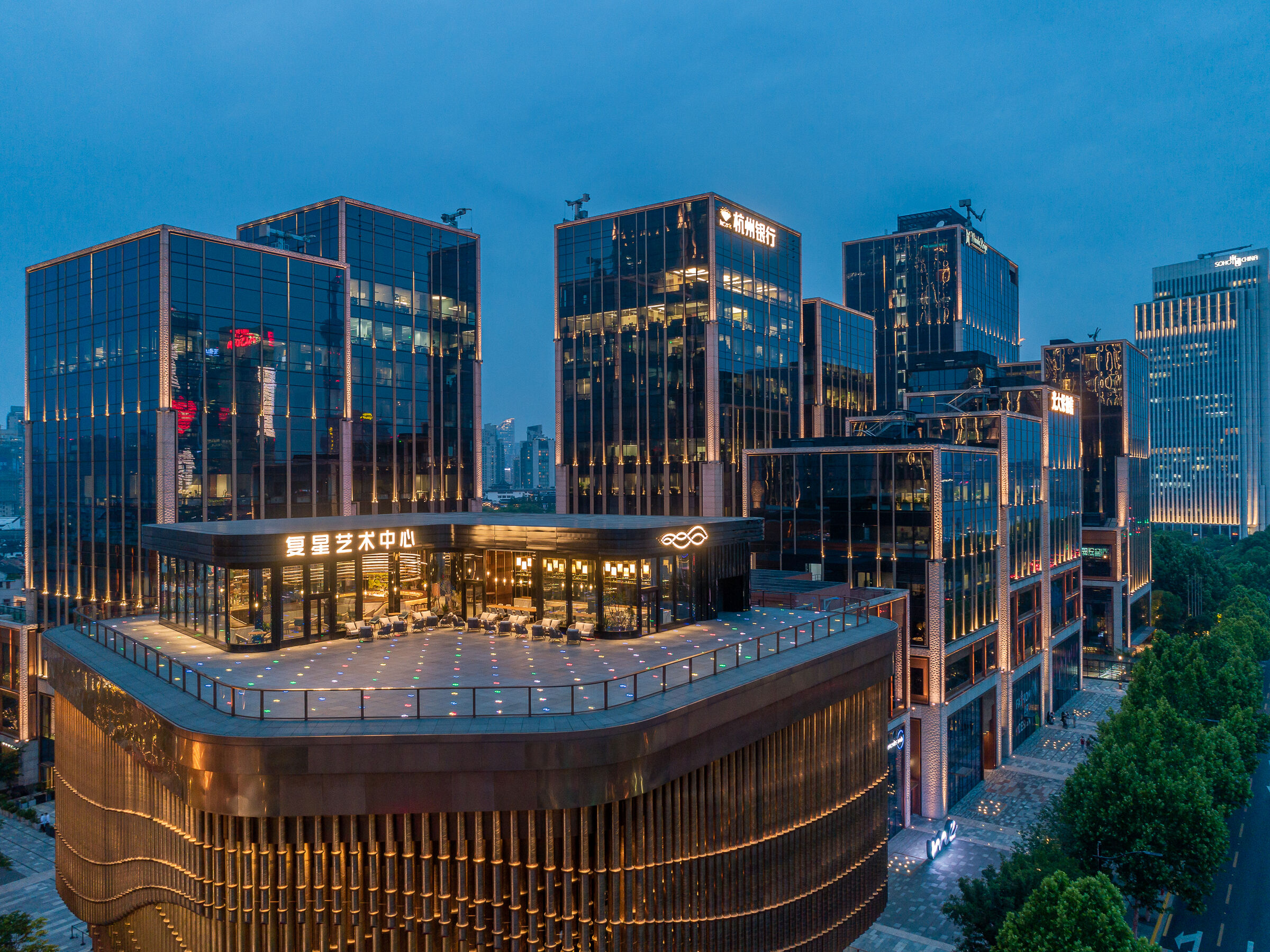 night aerial view