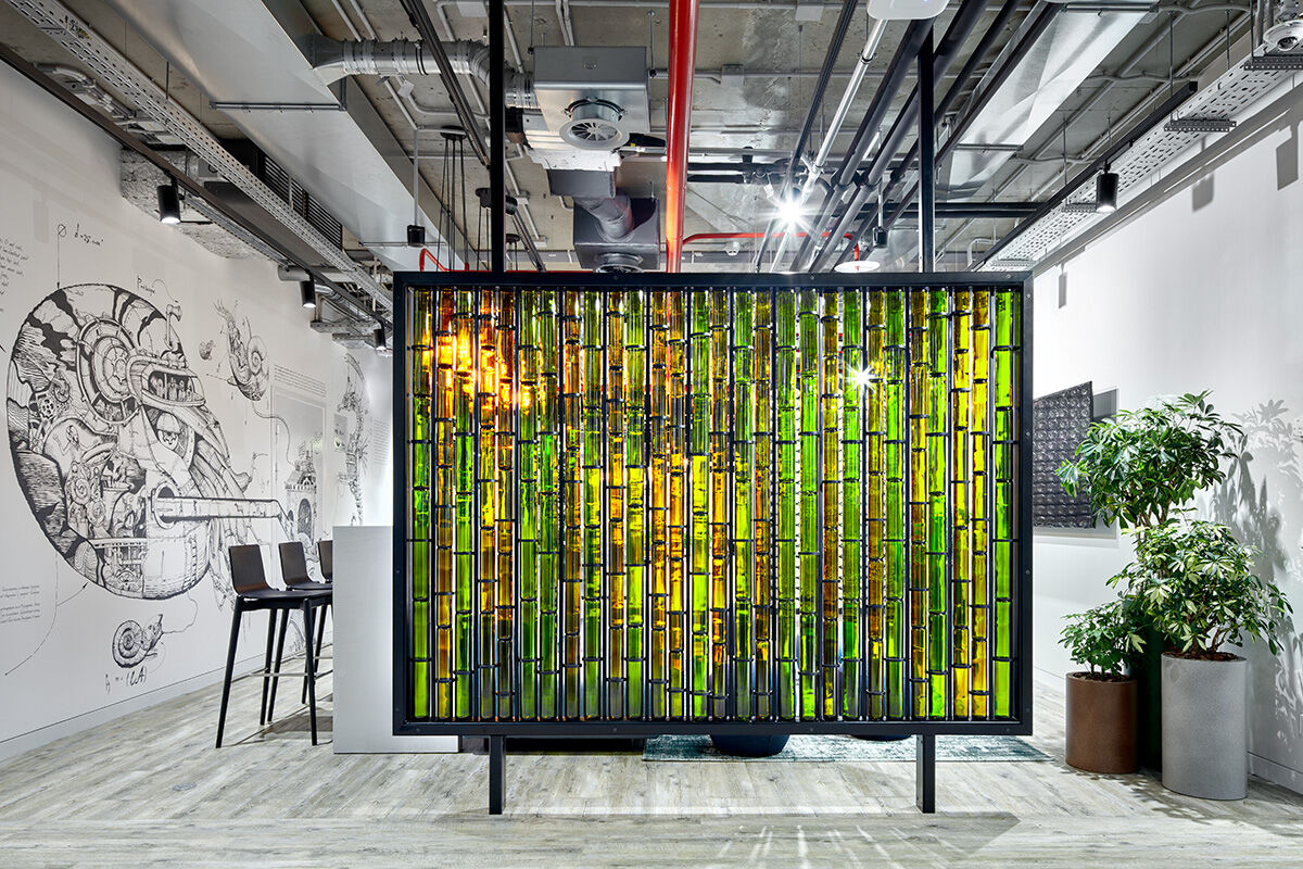 Lighting of Avito Tech office