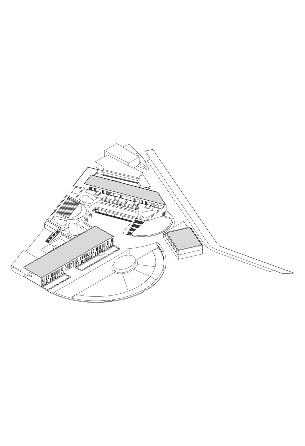 Park School - isometric view