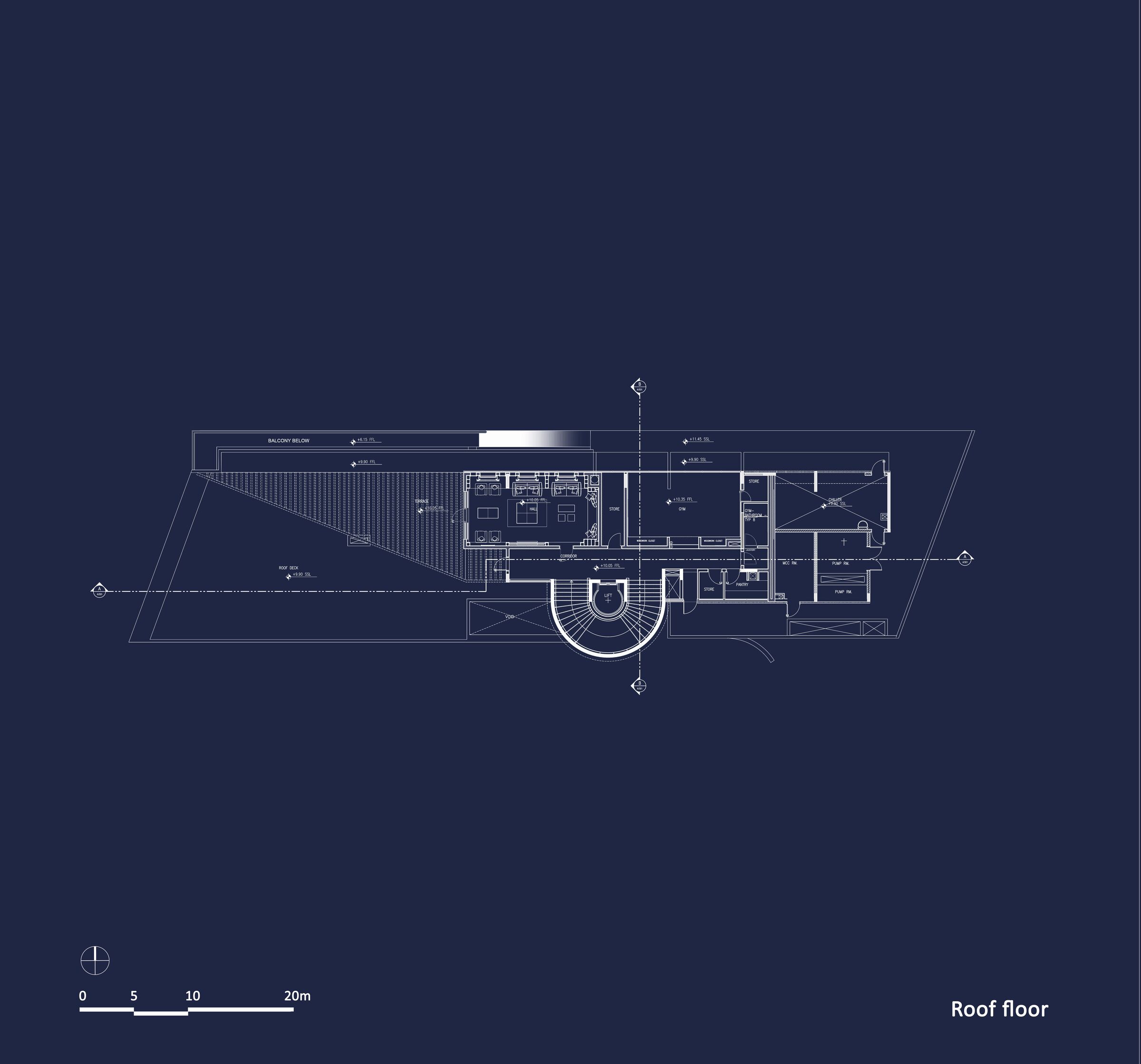 Roof floor plan