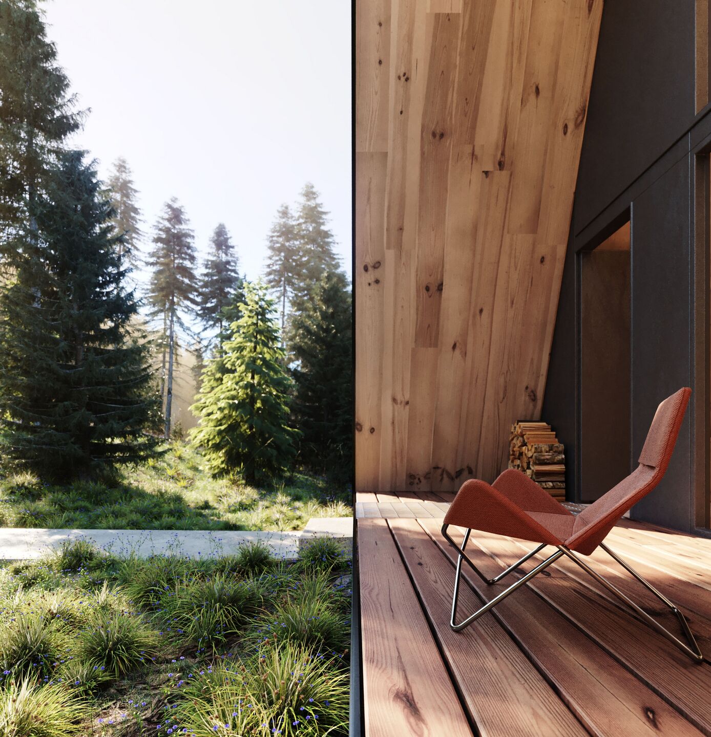 A Frame Vignette Rendering