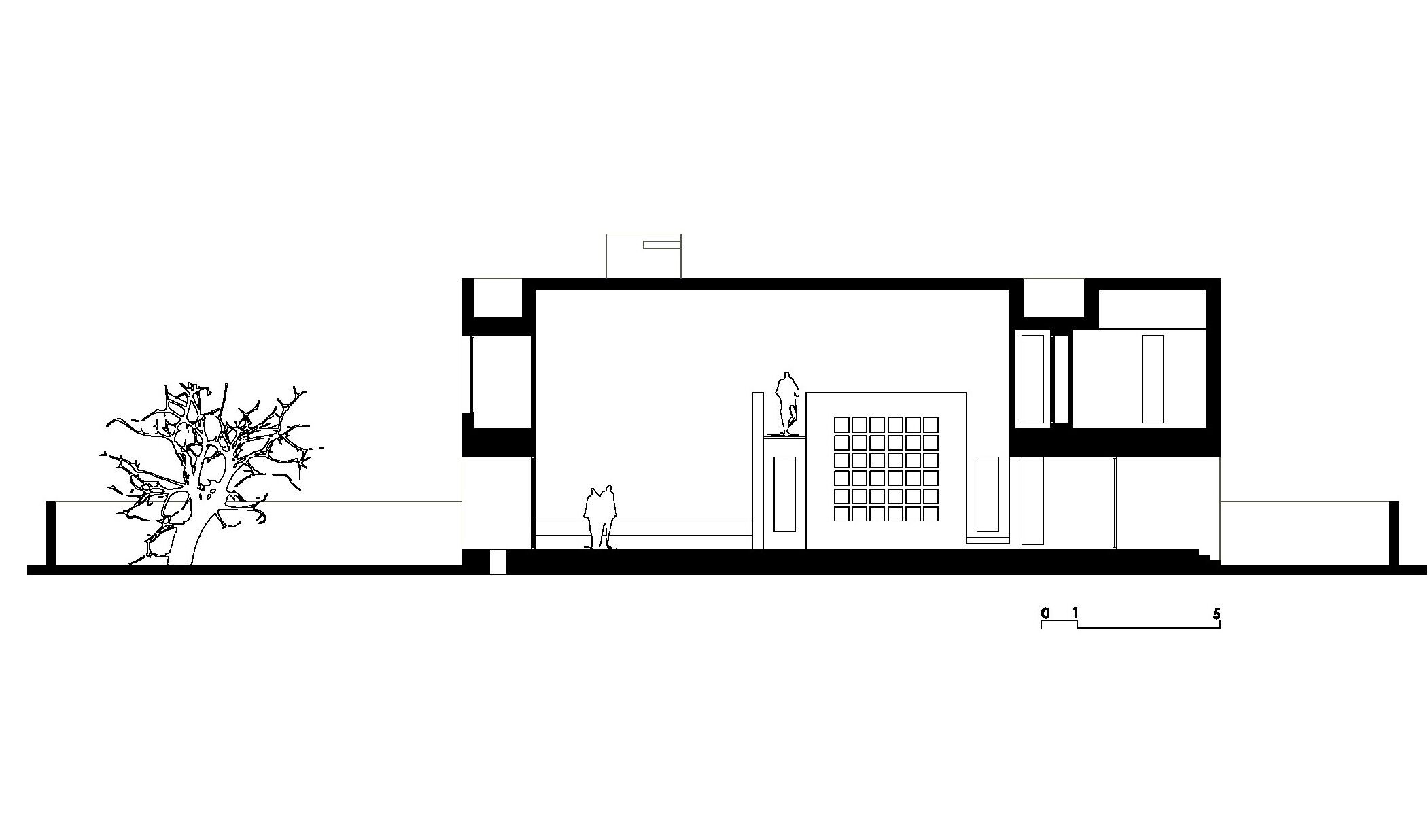 Villa CH, Coupe A-A