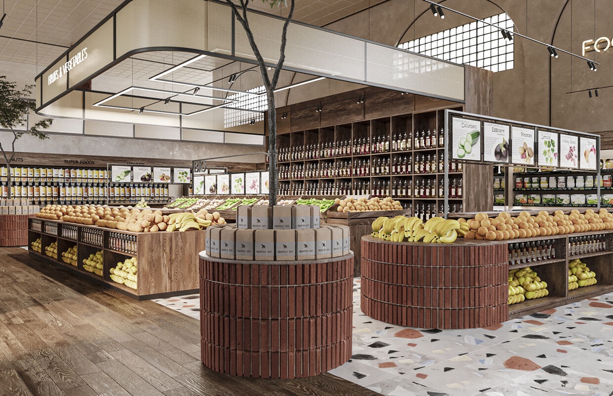 Gallery Of LIV Supermarket Design Comelite Architecture Structure And 