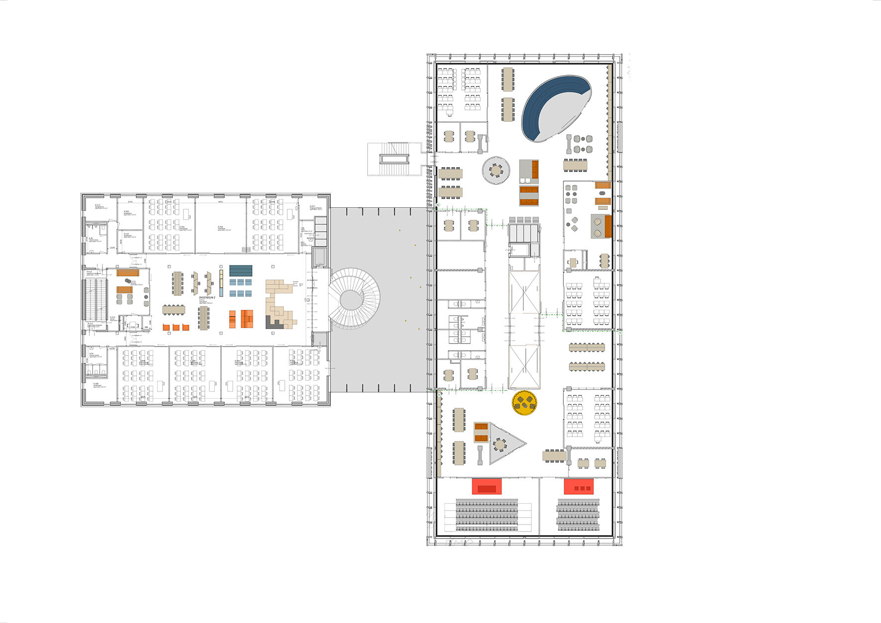 Second floor new & existing