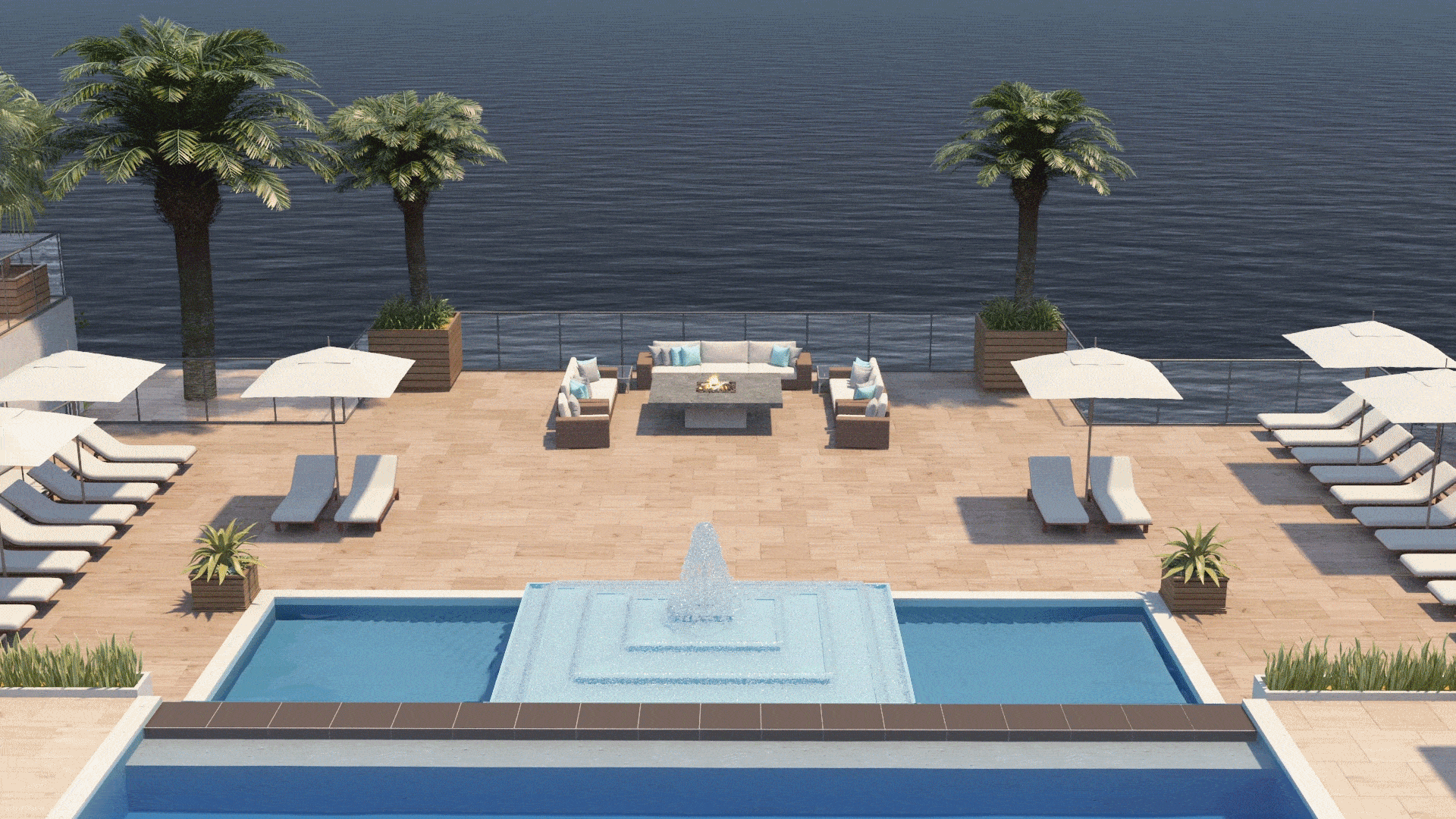 Resort Pool View