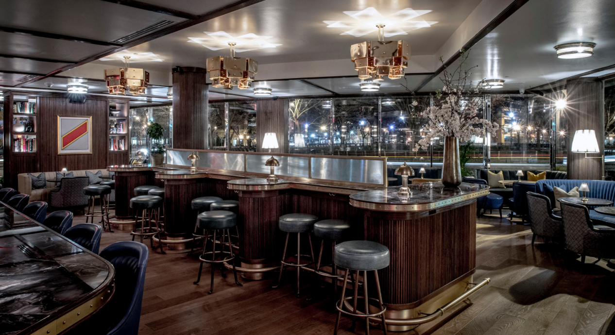Bar Seating - Solid Wood Tambour