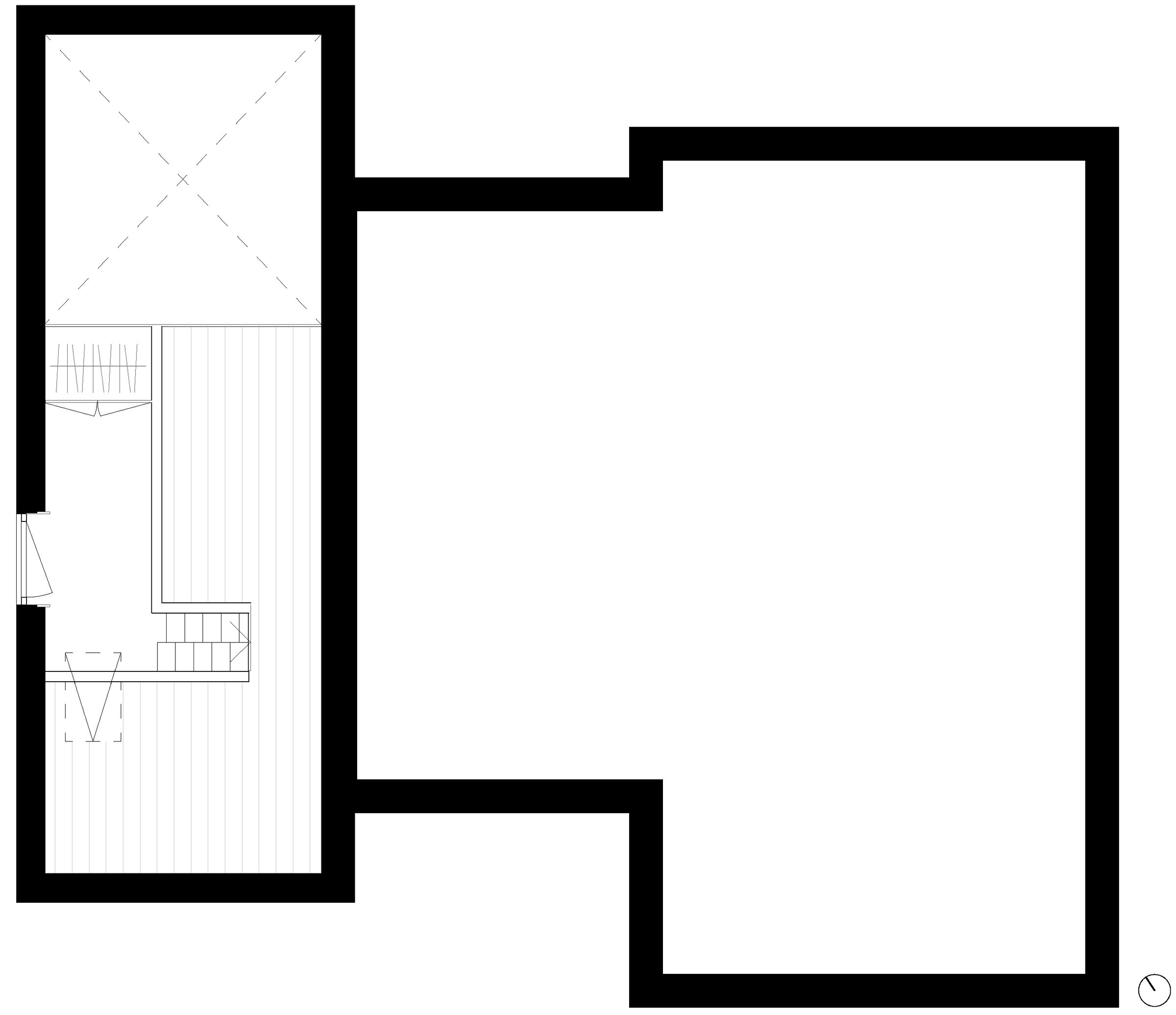 second floor attic