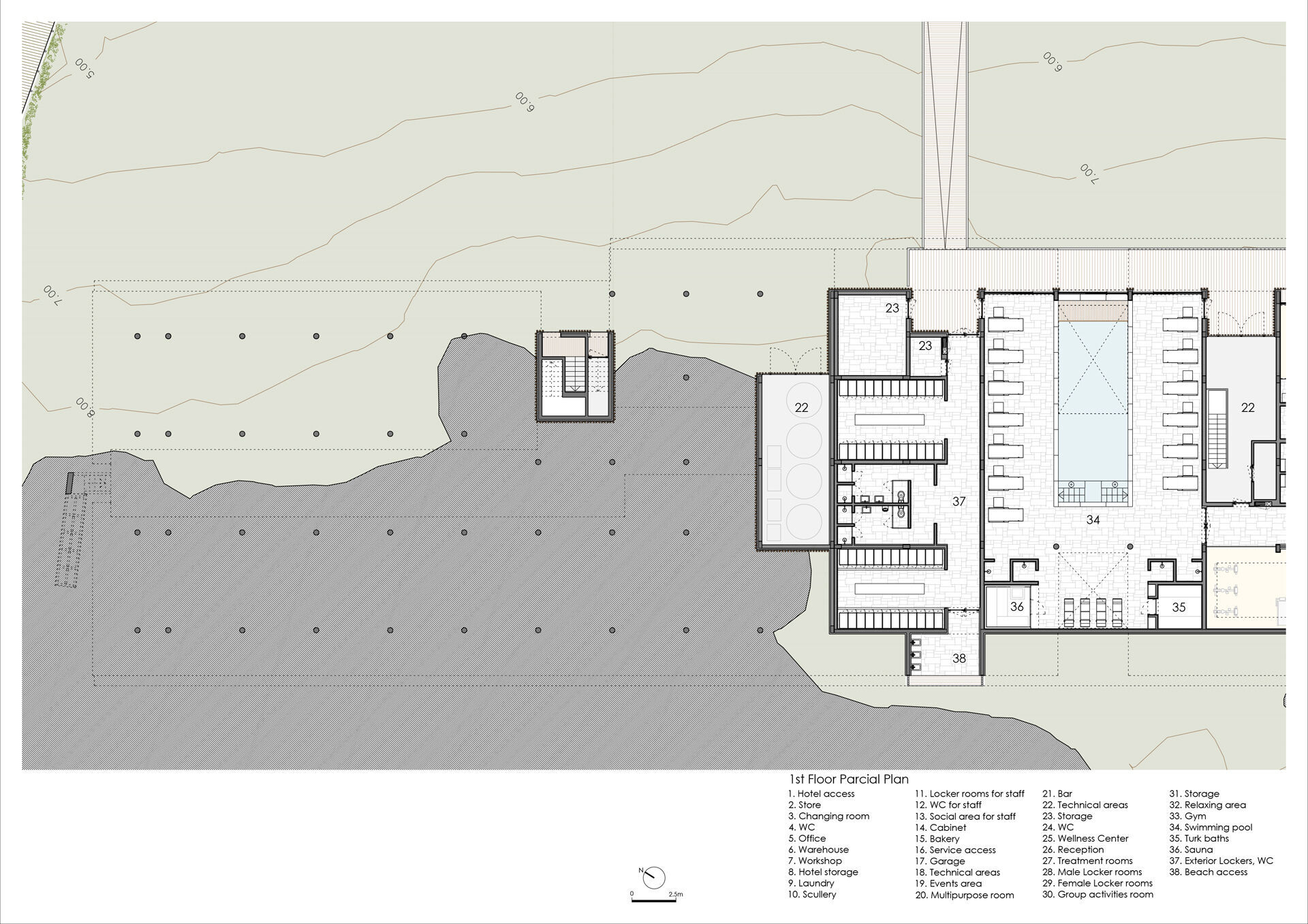 1 st floor parcial plan