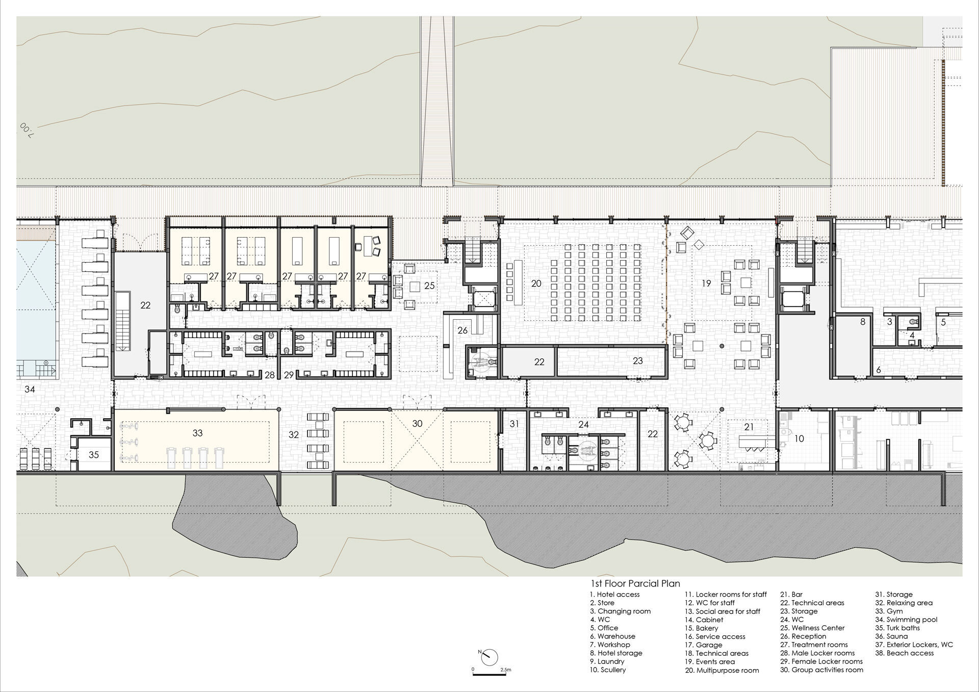 1 st floor parcial plan