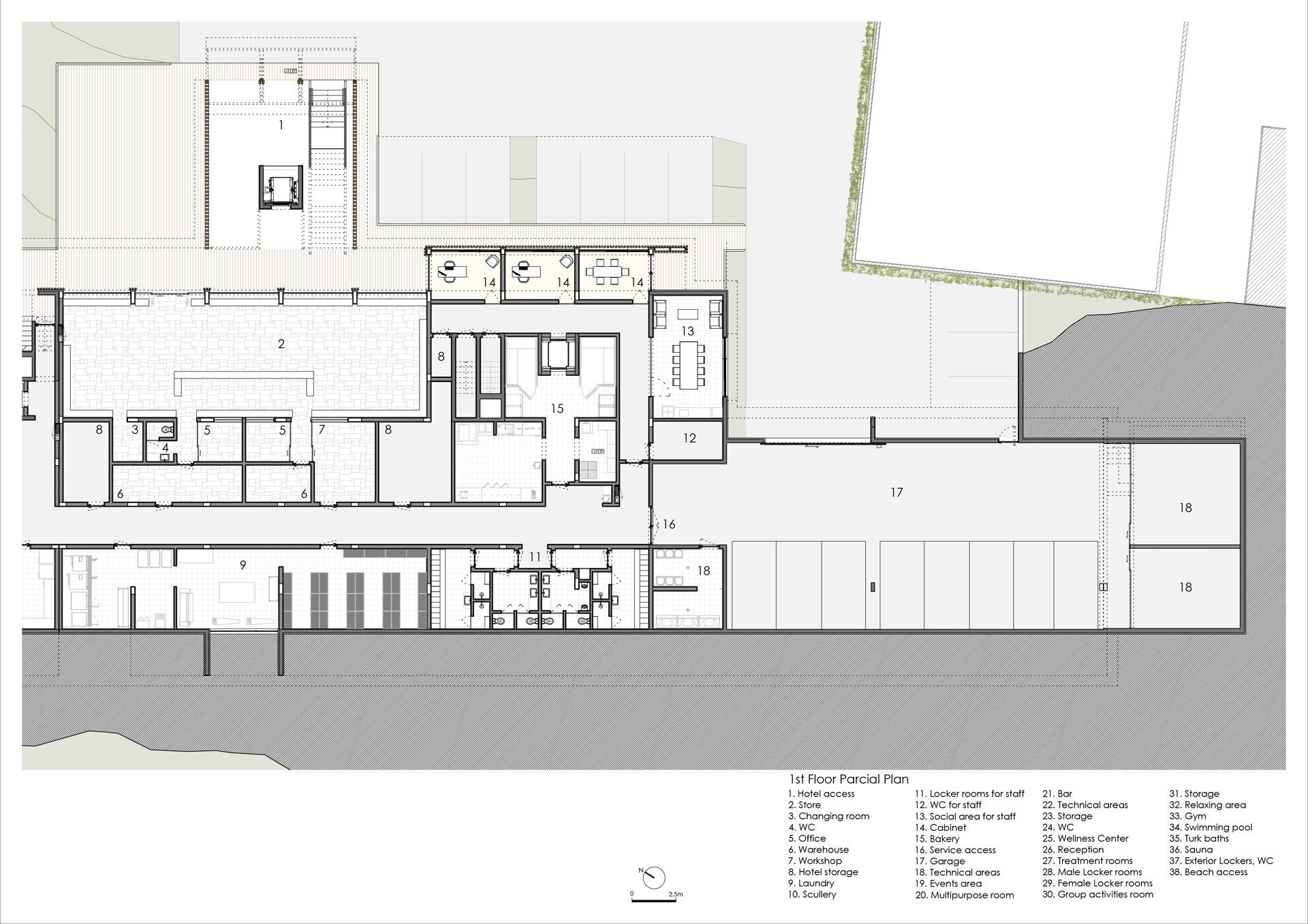 1 st floor parcial plan