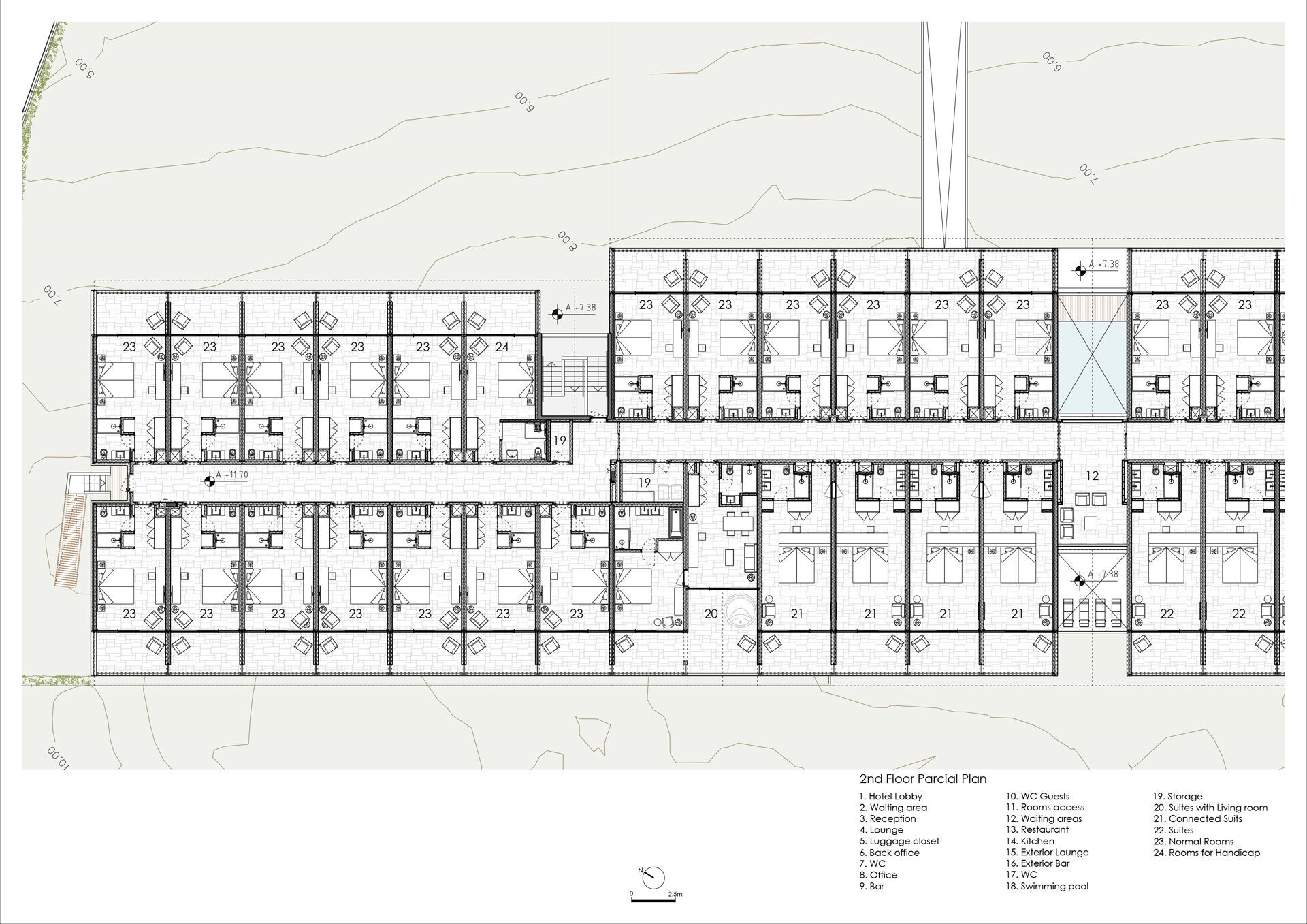 2 nd floor parcial plan