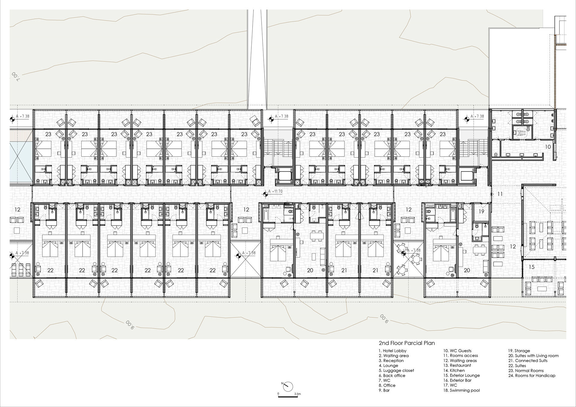 2 nd floor parcial plan