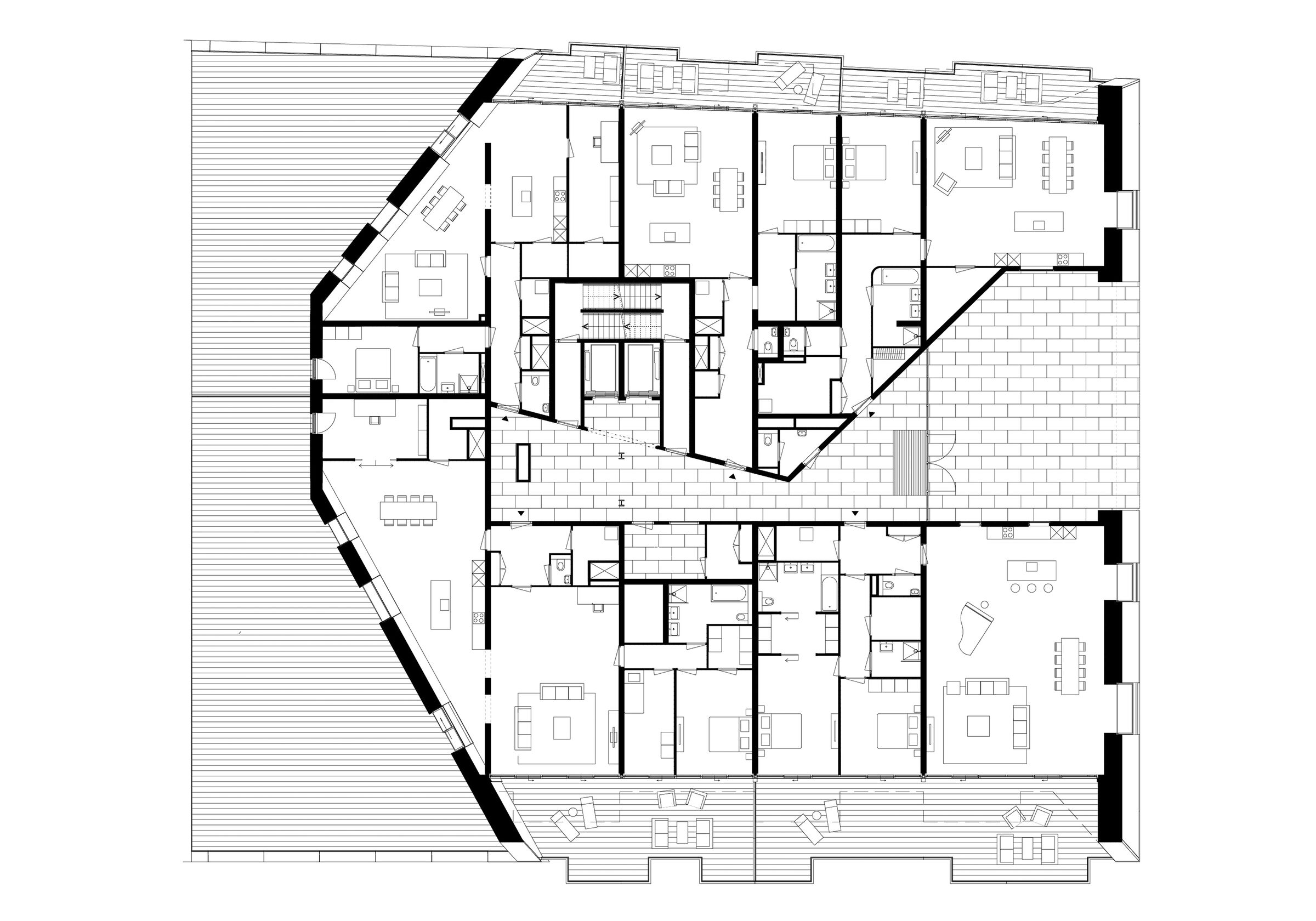 Floor plan, fifth floor