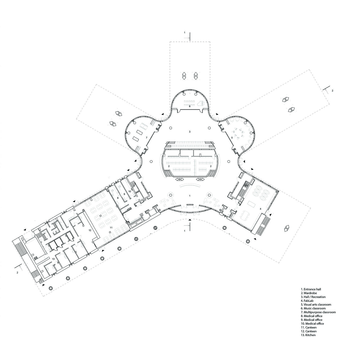 Groundfloor plan