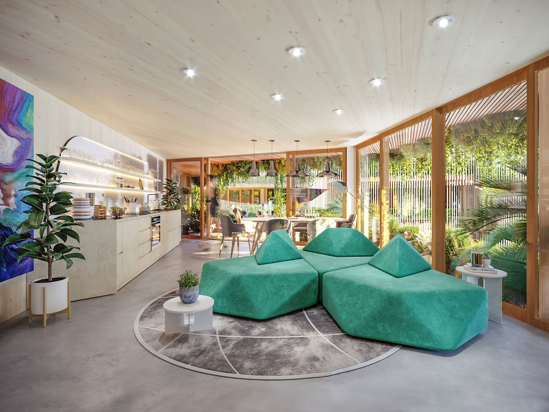 Mitosis XL - Open space of apartment 5-45