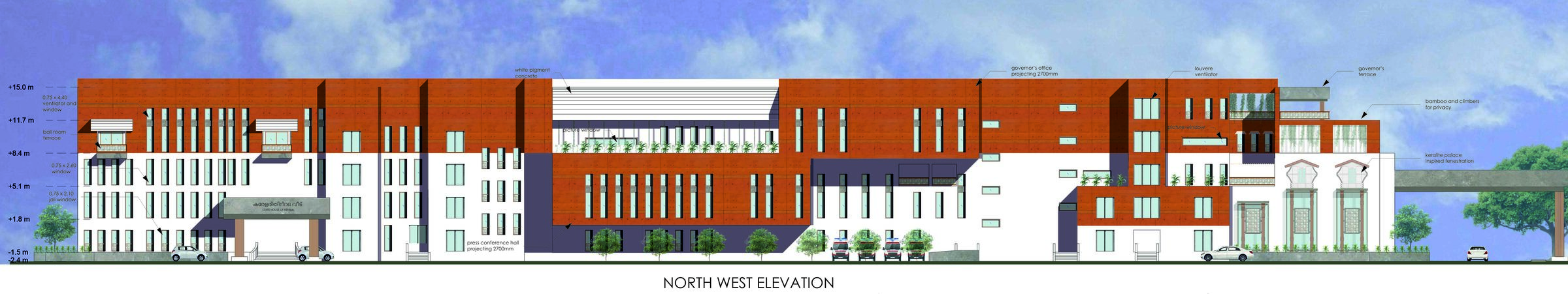 North West Elevation