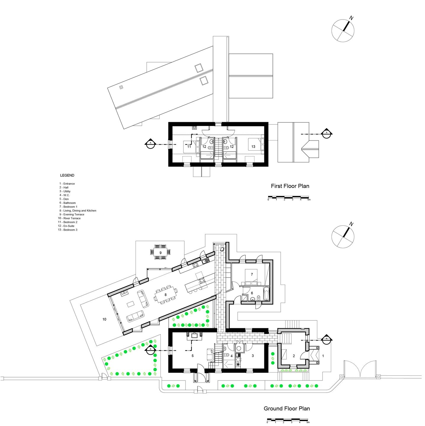 Ground Floor Plan and First Floor Plan
