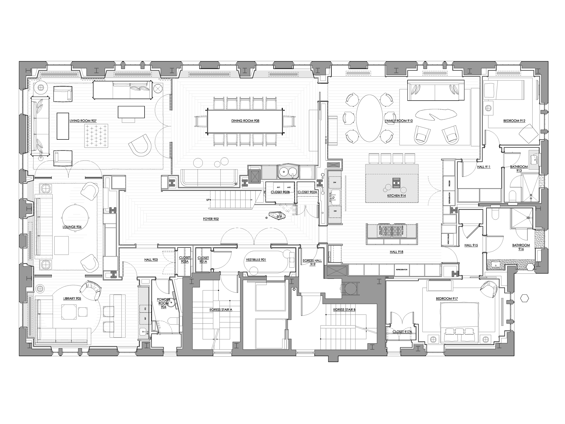 9th Floor Plan