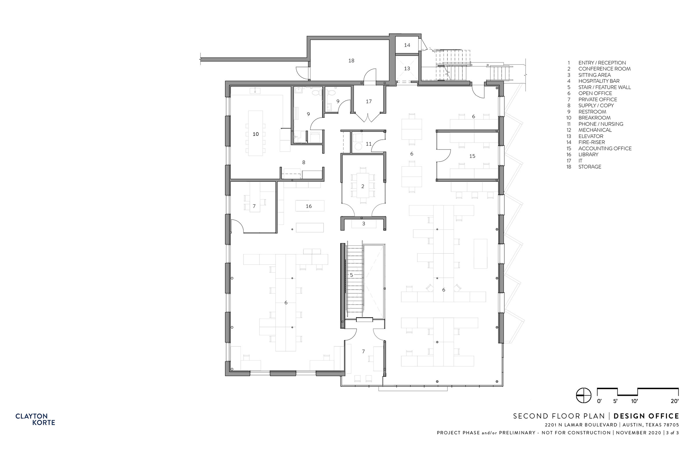 Second Floor Plan | Design Office