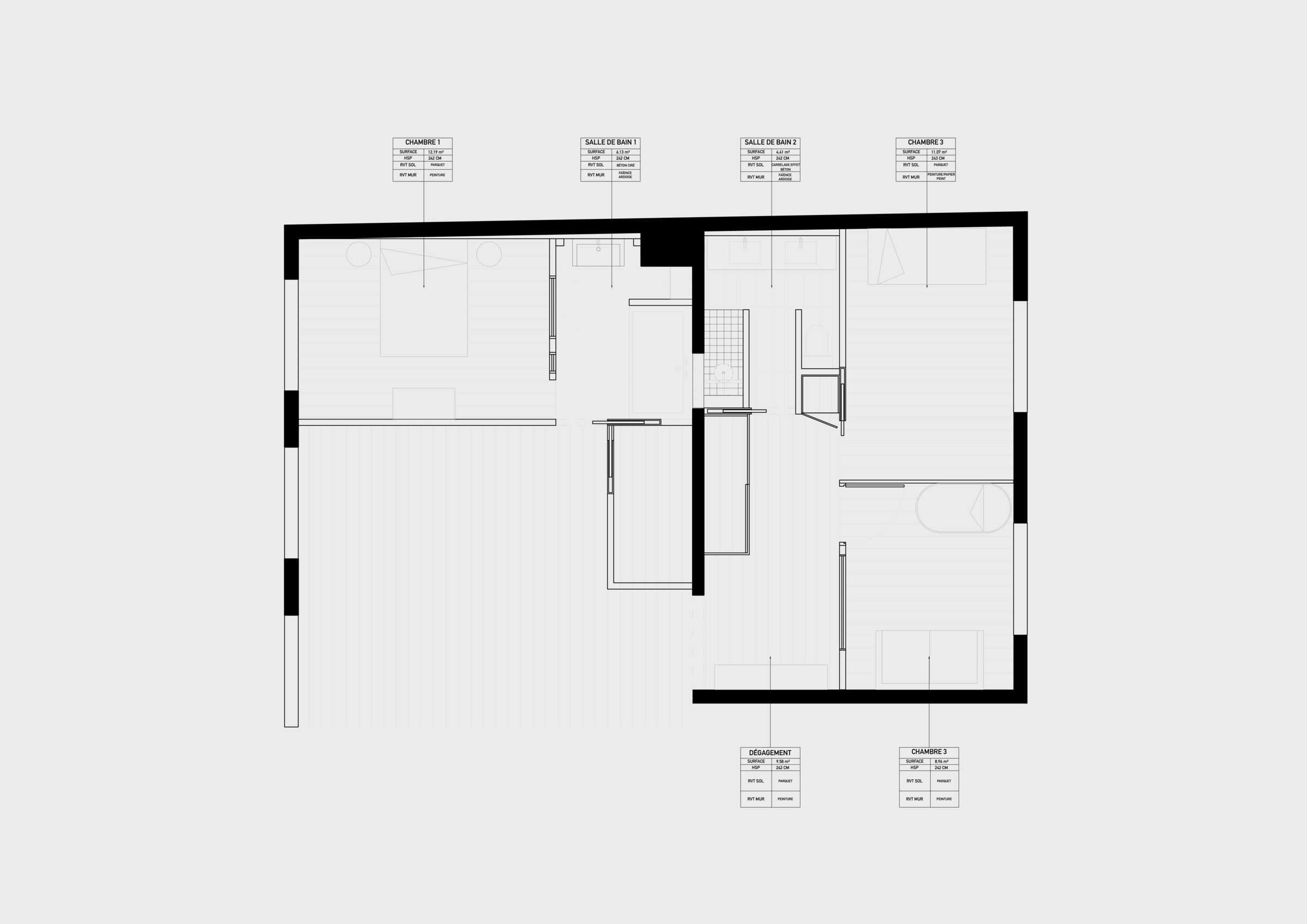 plan existant