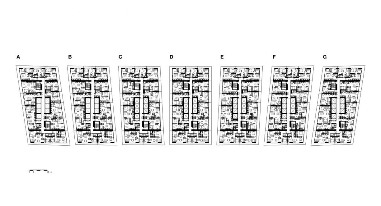 M City Phase 1, Floor Plates