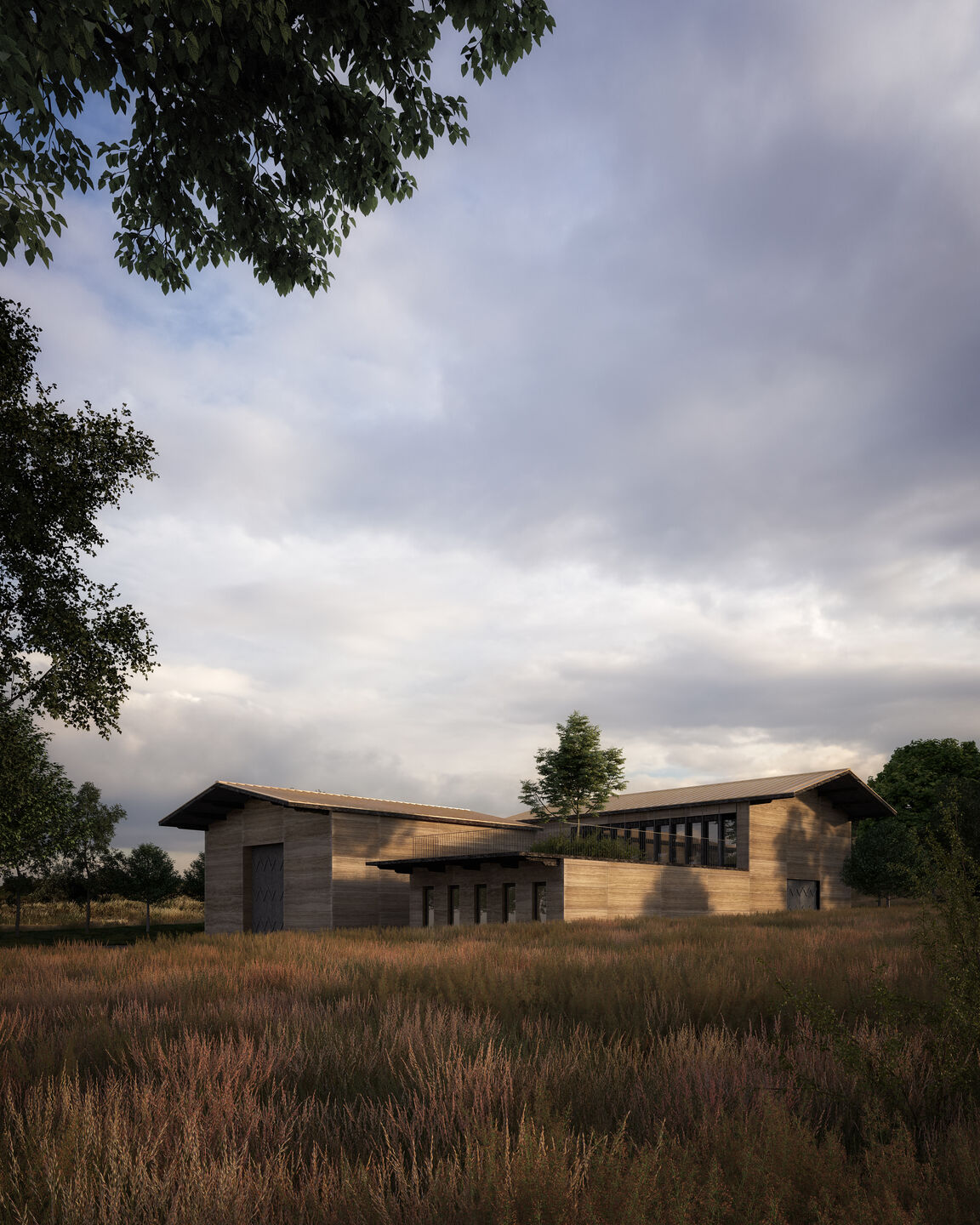 Bioclimatic winery, Aspiran - Atelier Krauss Architecture