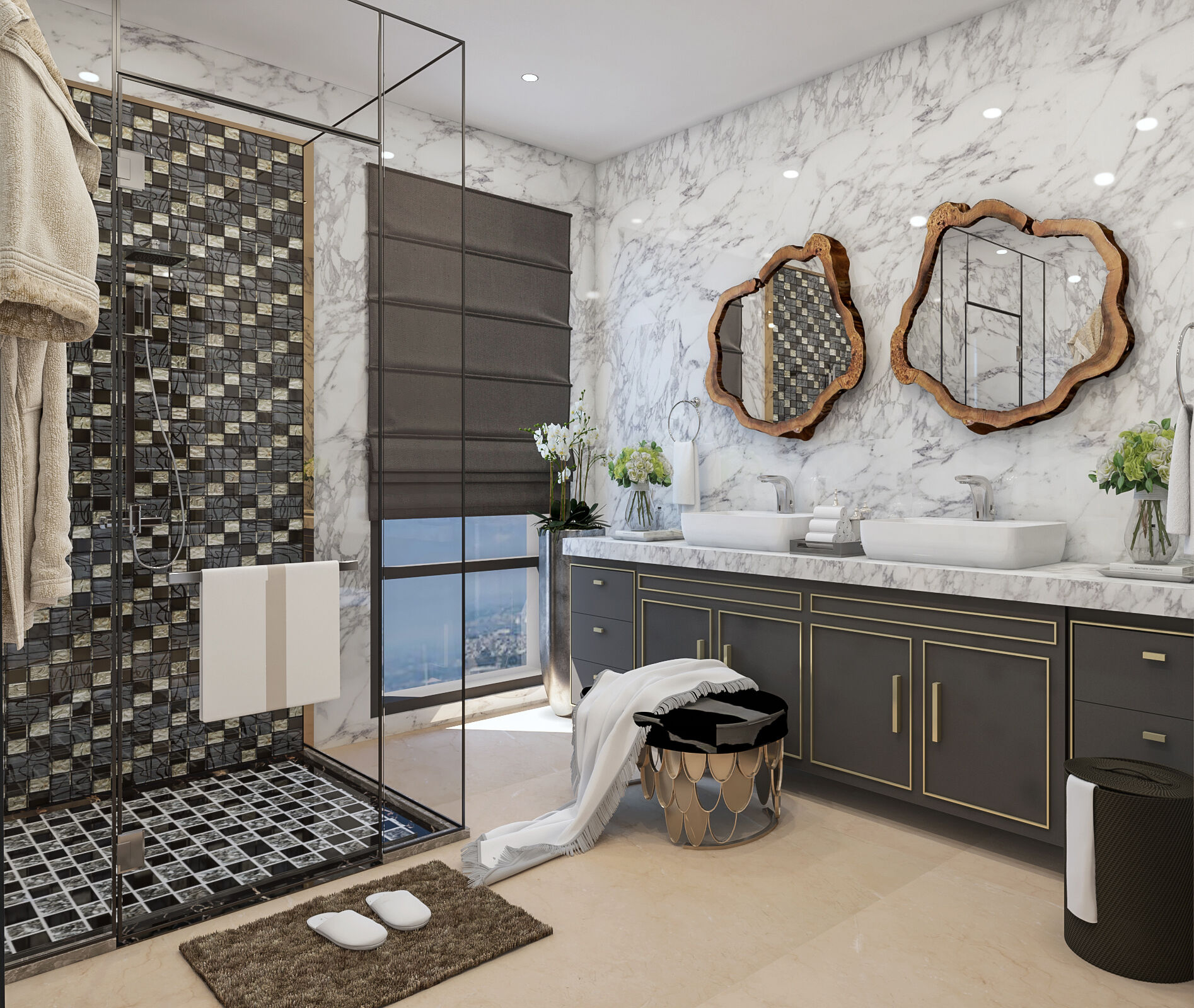 Bathroom Interior design - ACad Studio