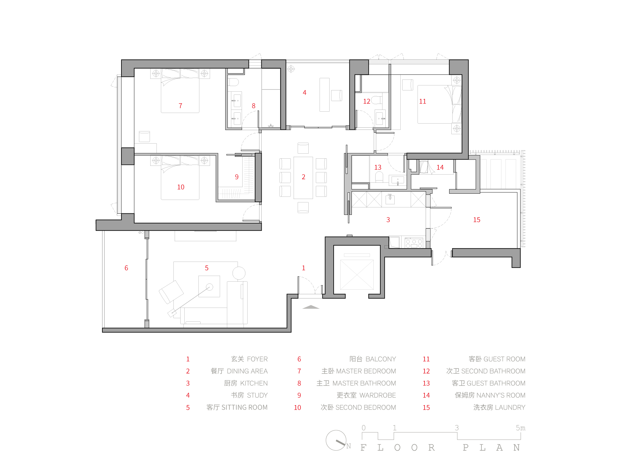 the original floor plan