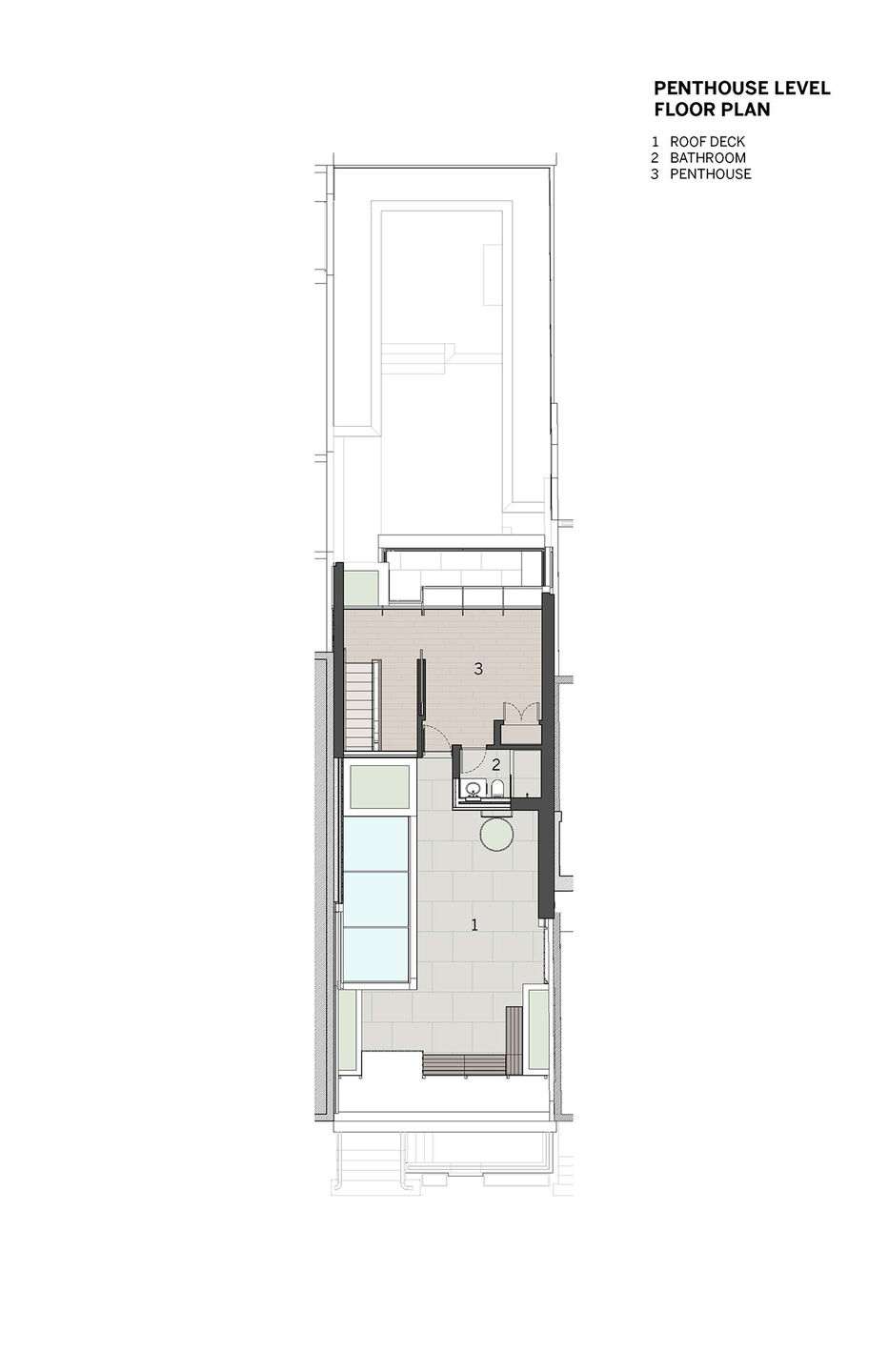 Penthouse floor plan