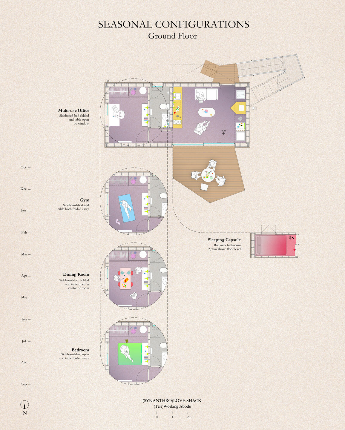 Seasonal Configurations. Ground Floor