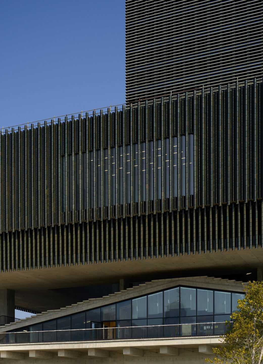 Ceramic facade cladding
