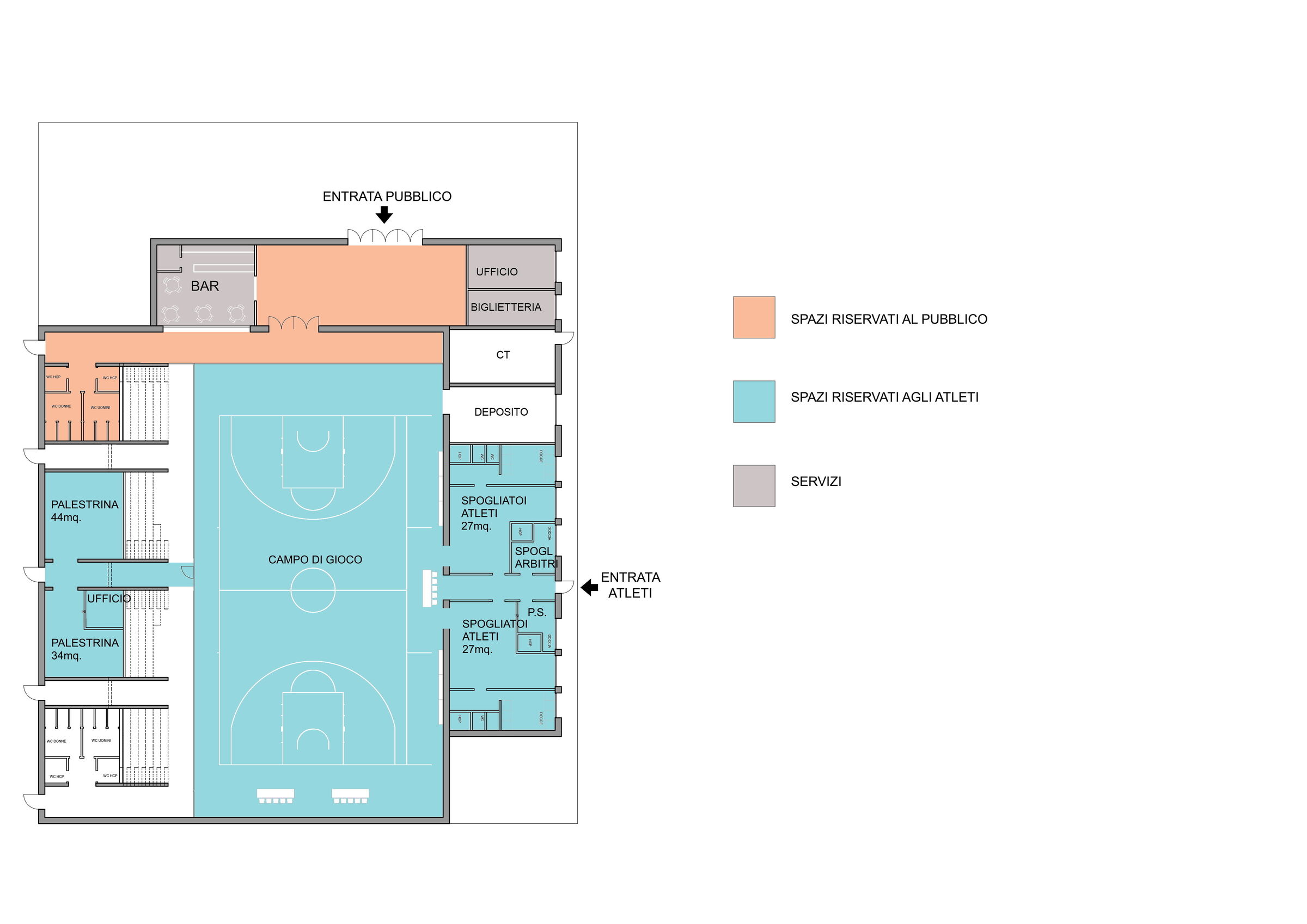 Ground floor during training