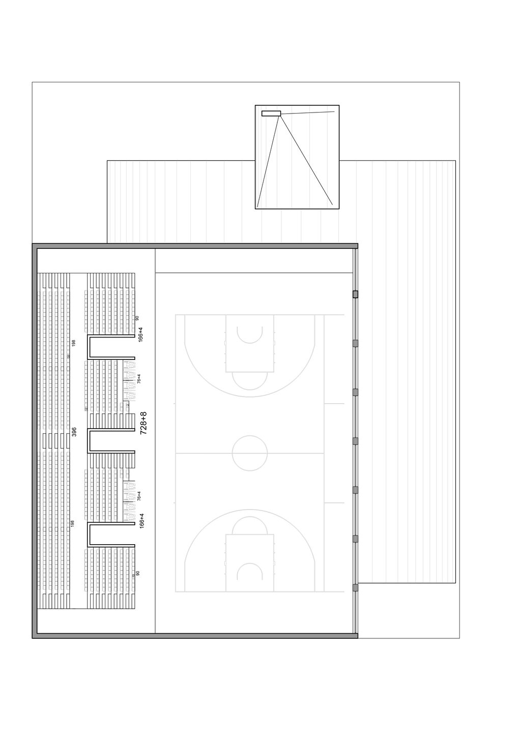 Upper floor - grand stand