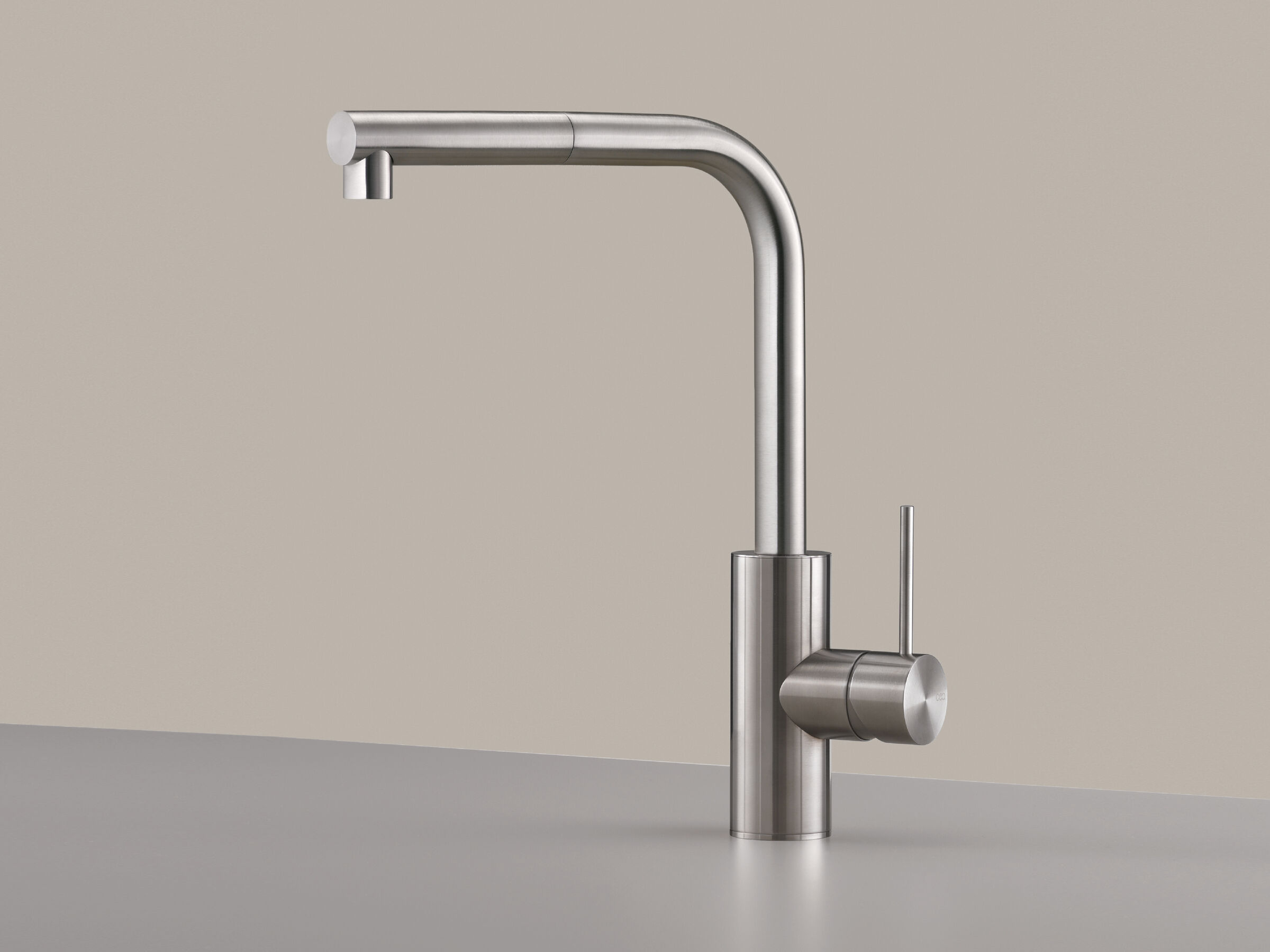 MIL202 Deck Mounted Mixer With Swivelling Spout H 415 Mm And Pull 