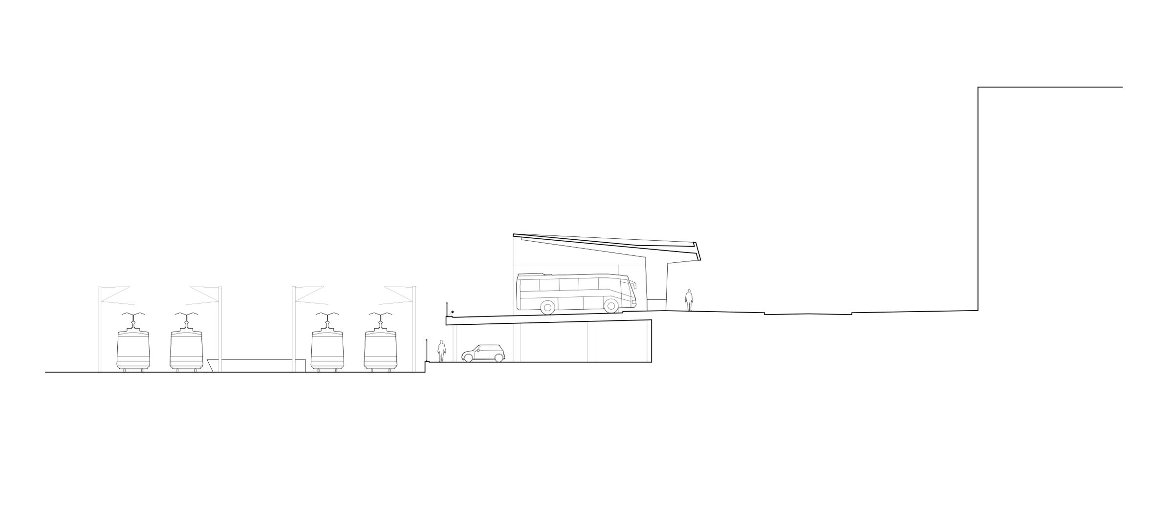 Terminal cross section