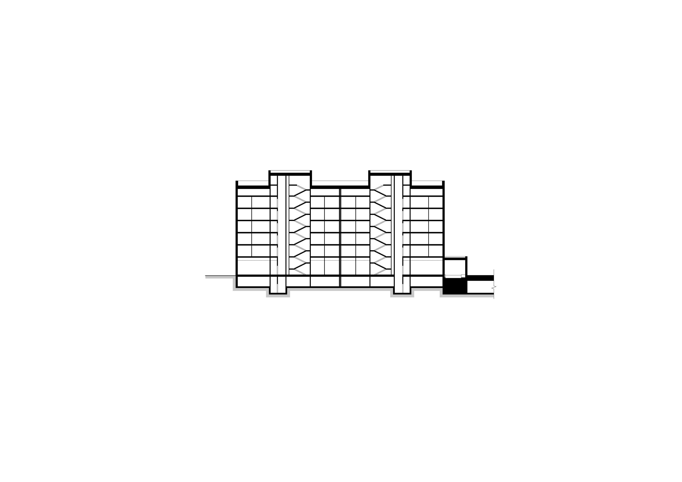 Internal block section