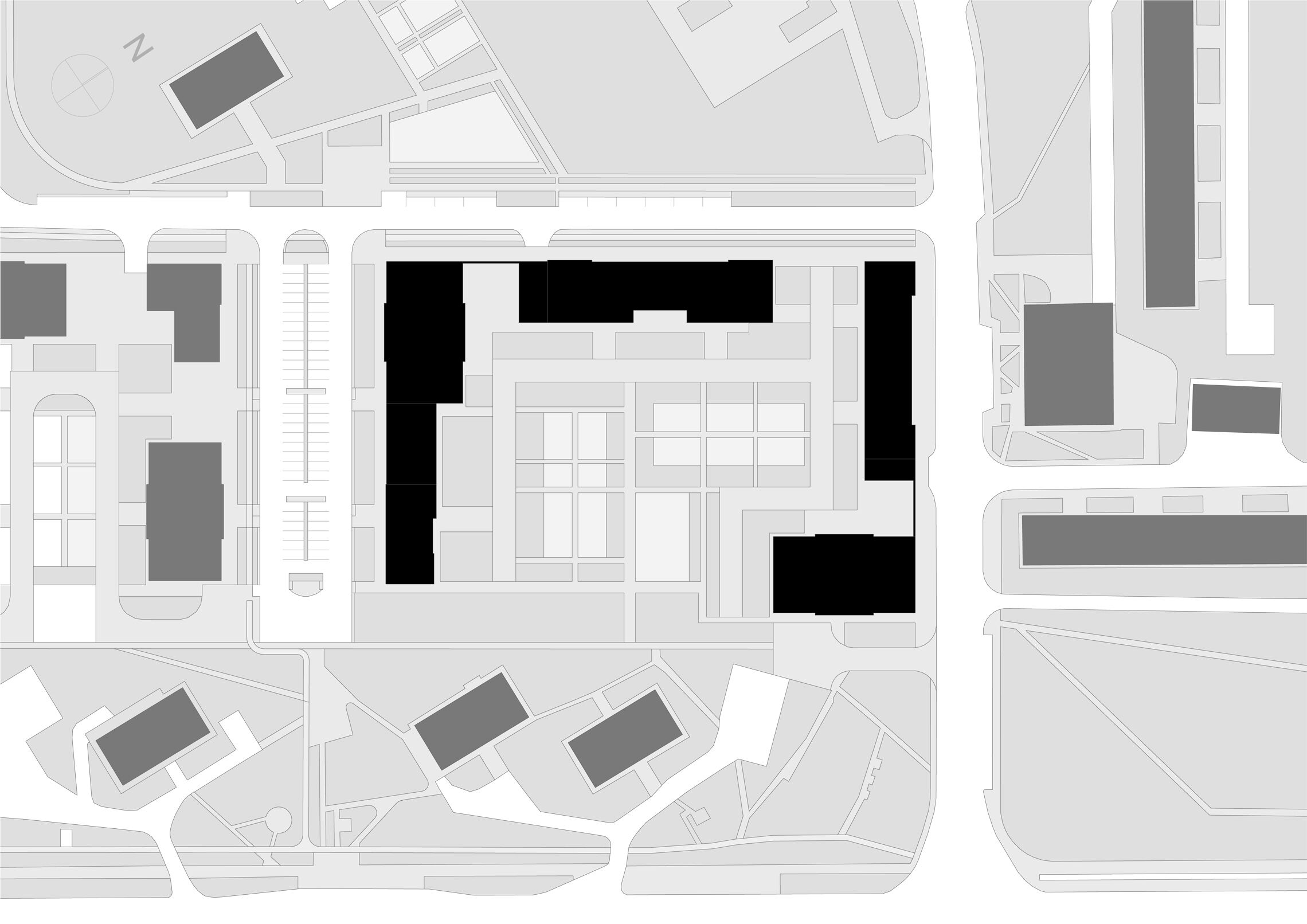 Internal block site plan