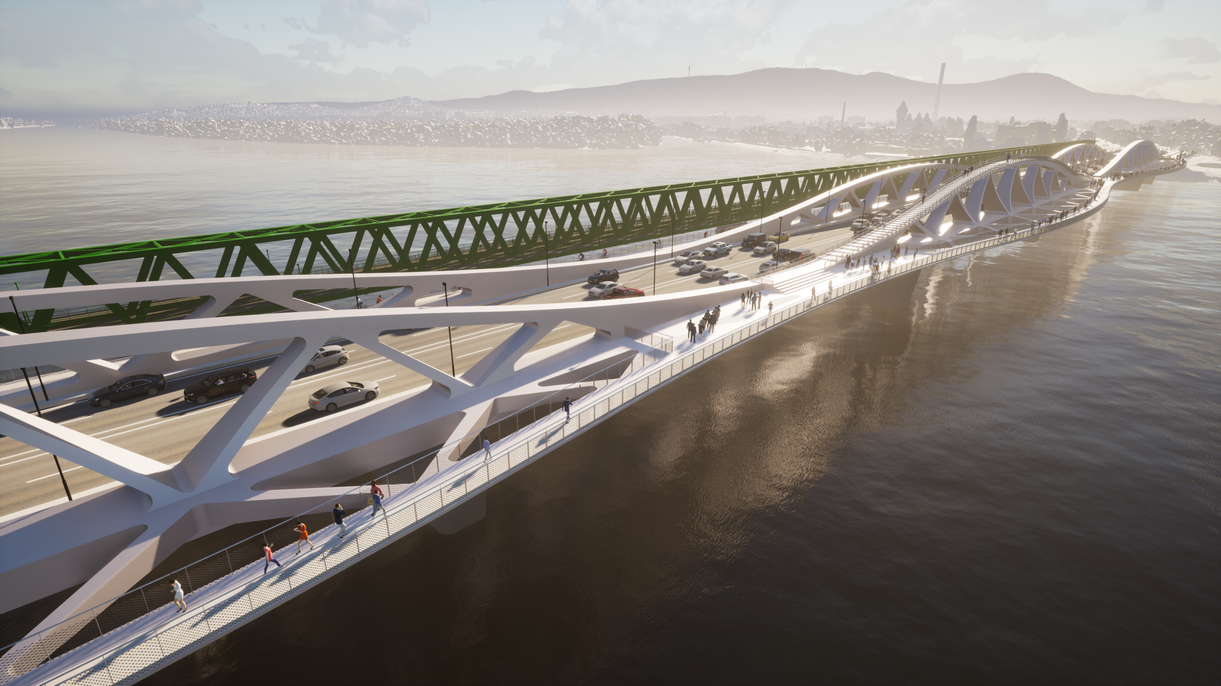 The 'empty' bridge - the bridge without platforms