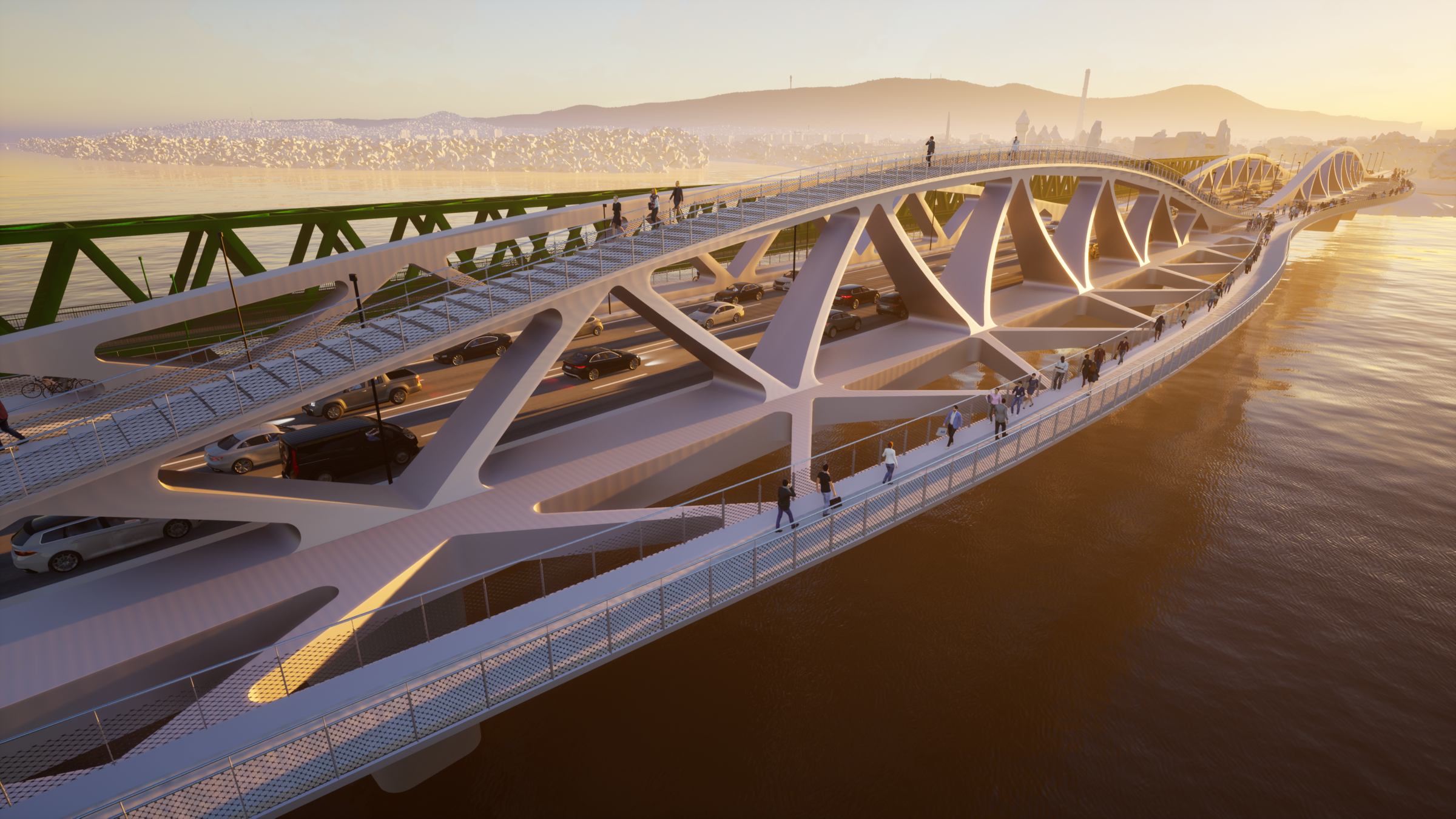 The 'empty' bridge - the bridge without platforms