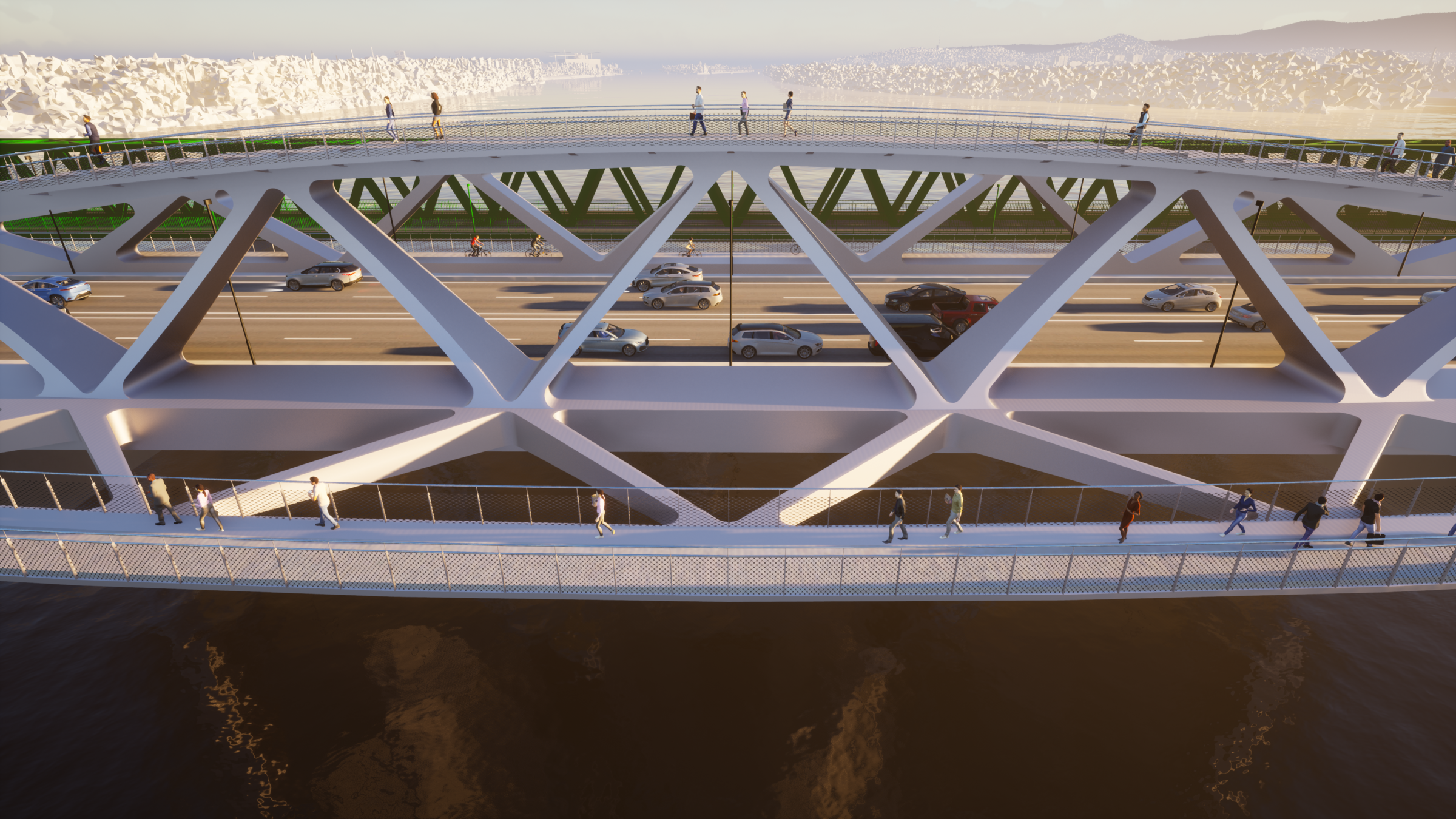 The 'empty' bridge - the bridge without platforms