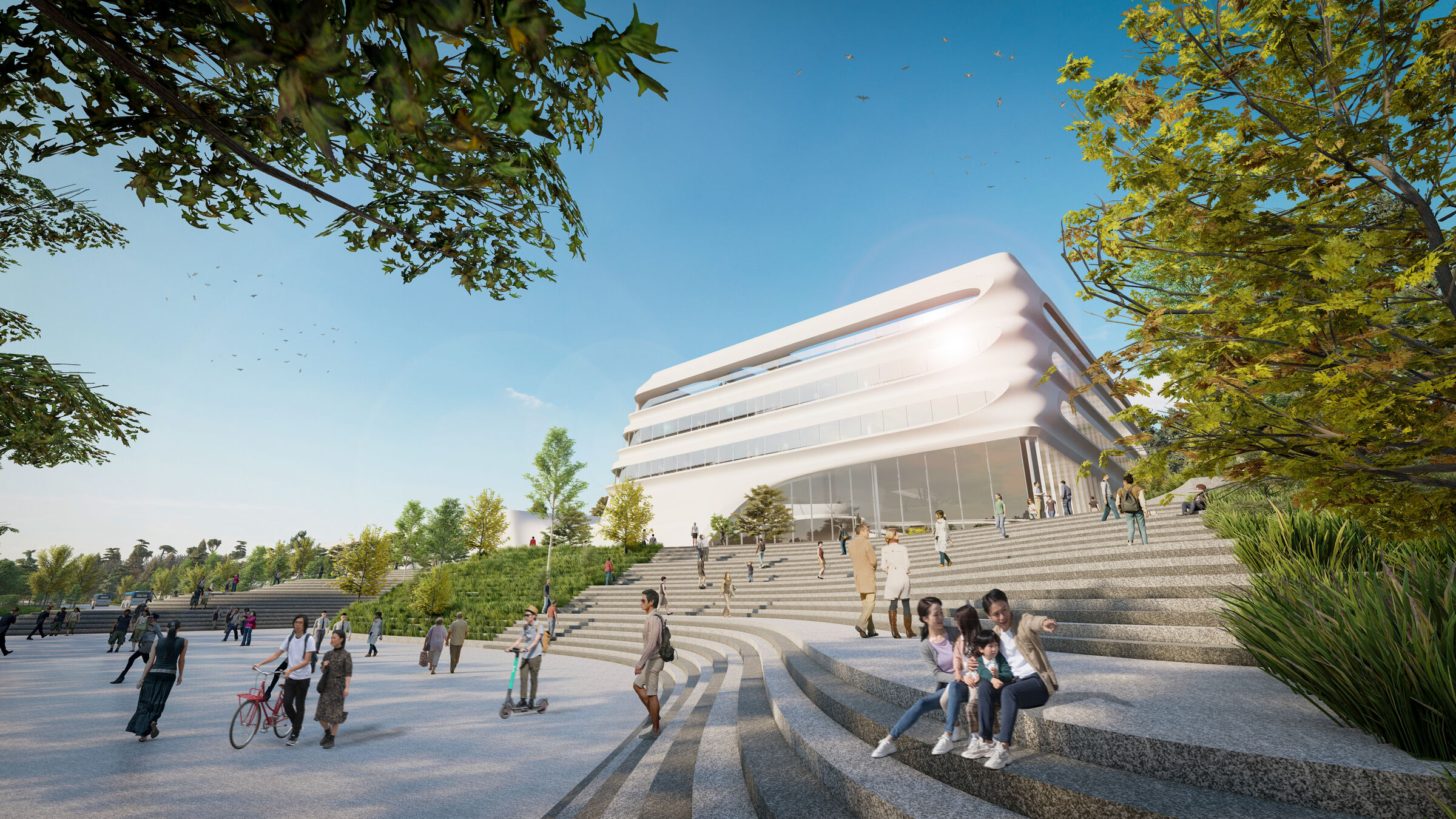 External Landscaped Plaza